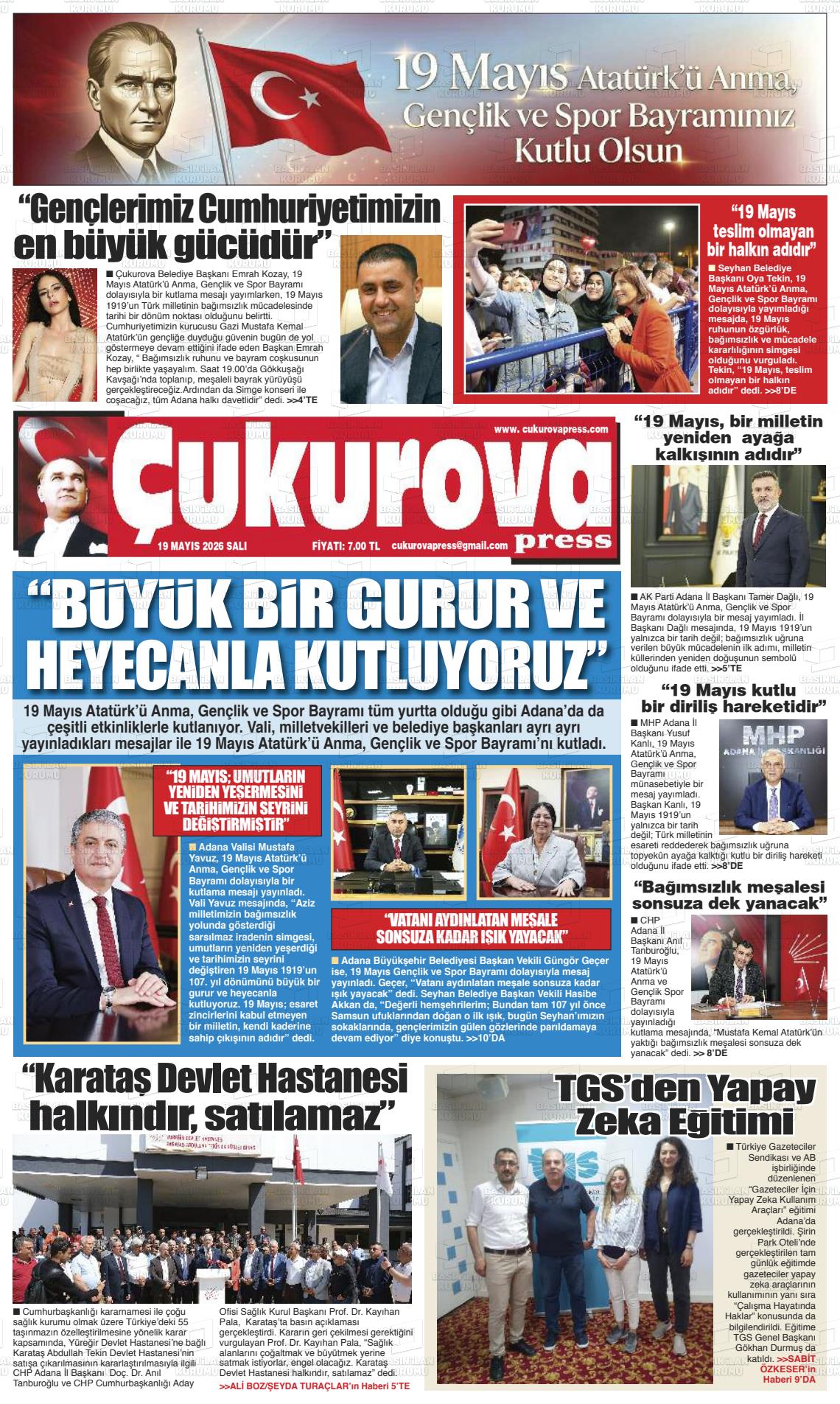 Adana Cukurovapress 19.05.2026