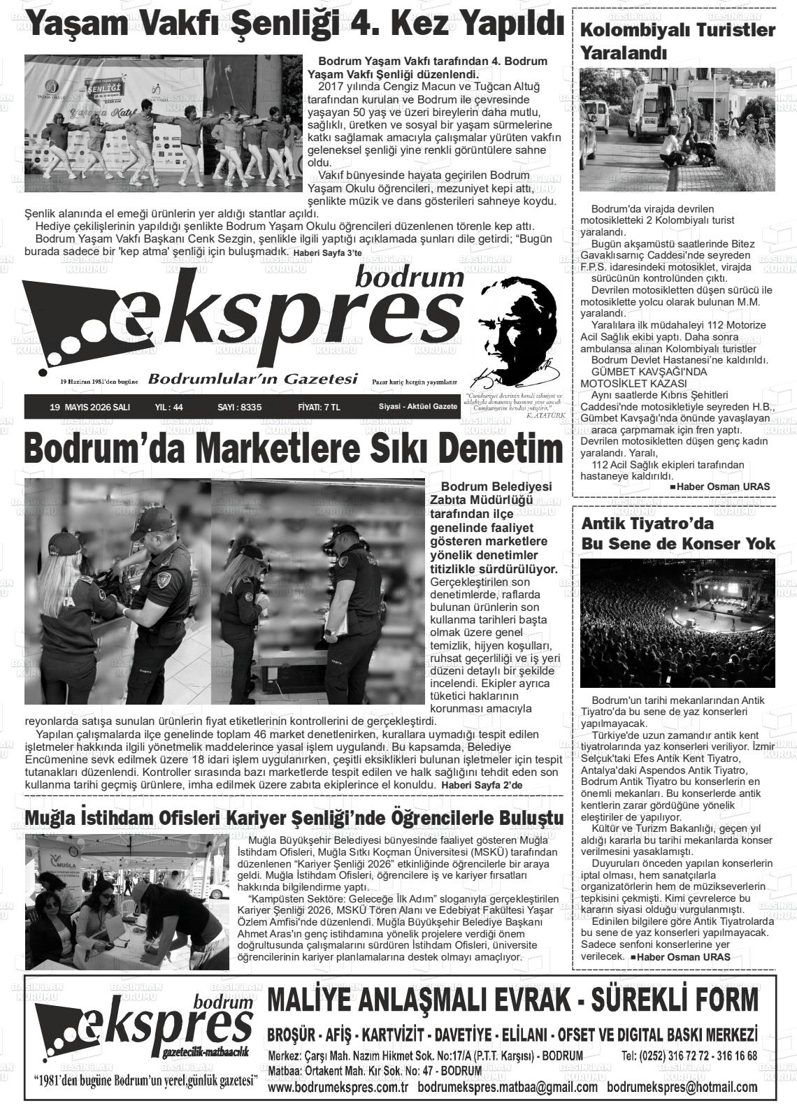 Mugla Ekspresbodrum 19.05.2026