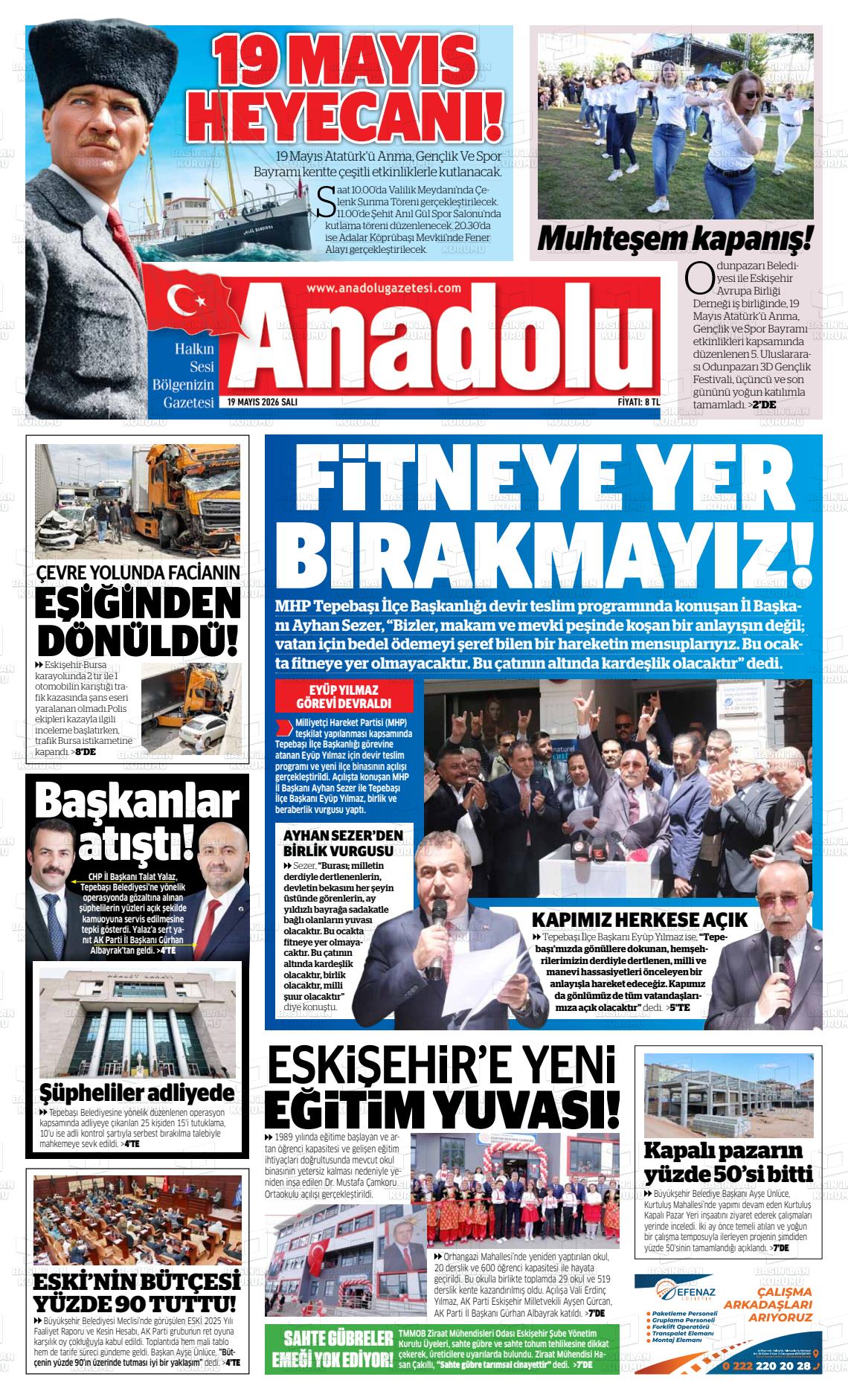 Eskisehir Anadolu 19.05.2026