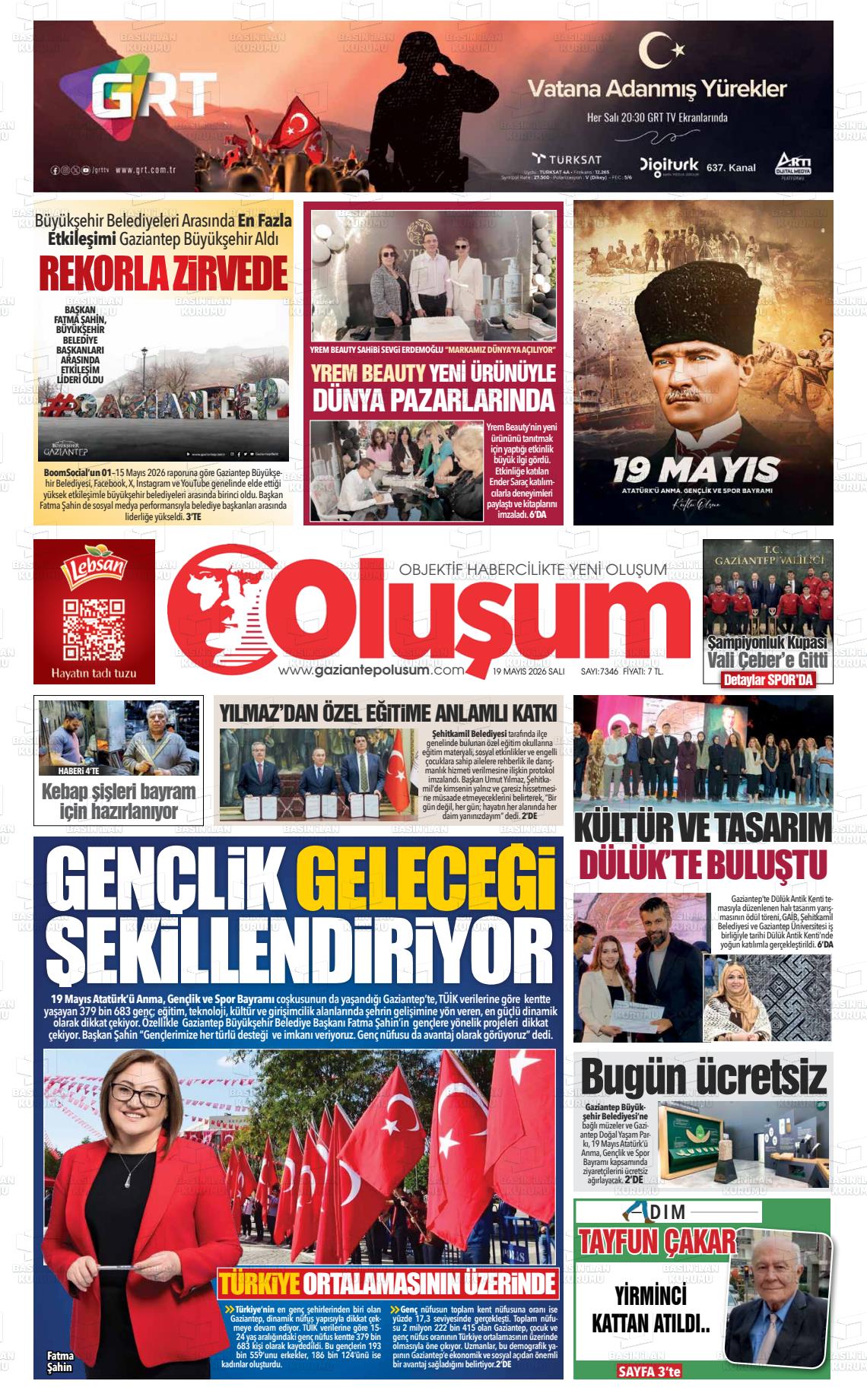 Gaziantep Olusum 19.05.2026
