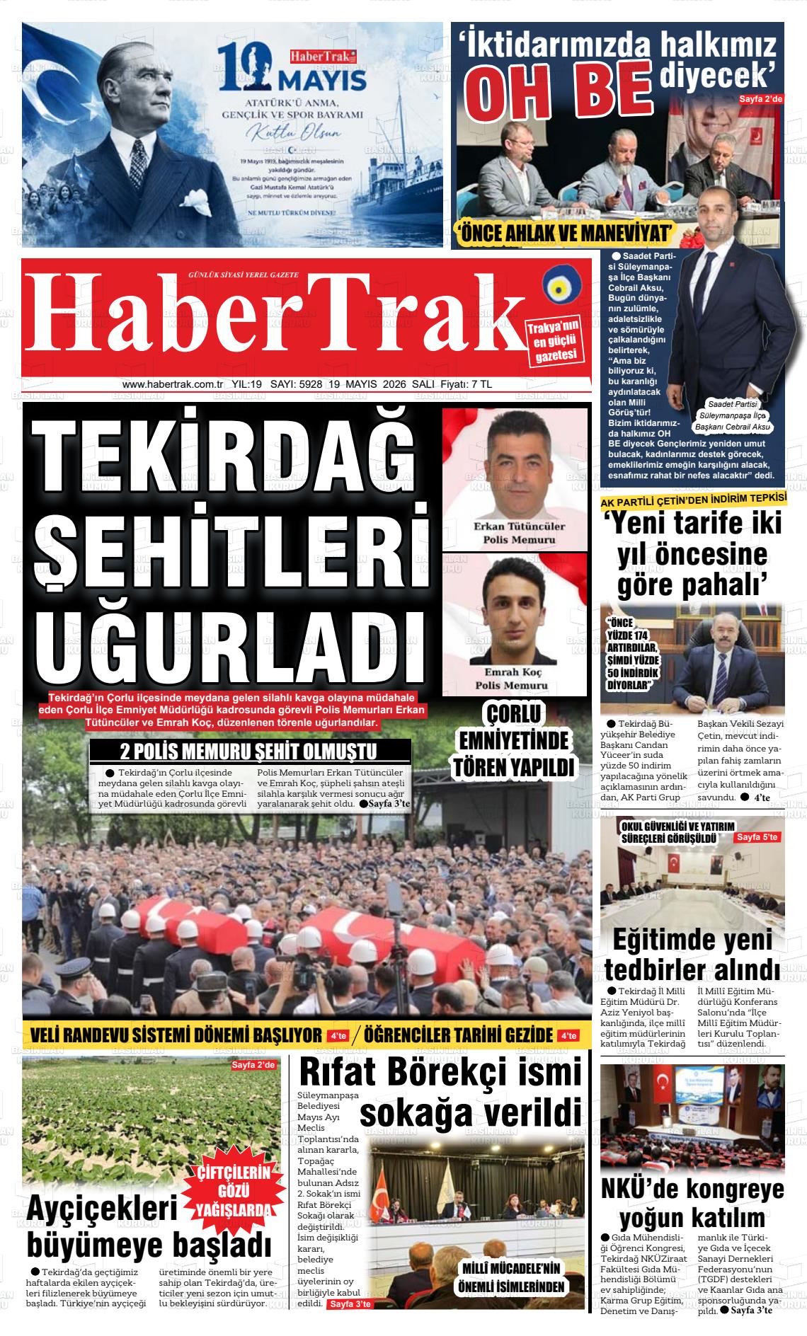 Tekirdag Habertrak 19.05.2026