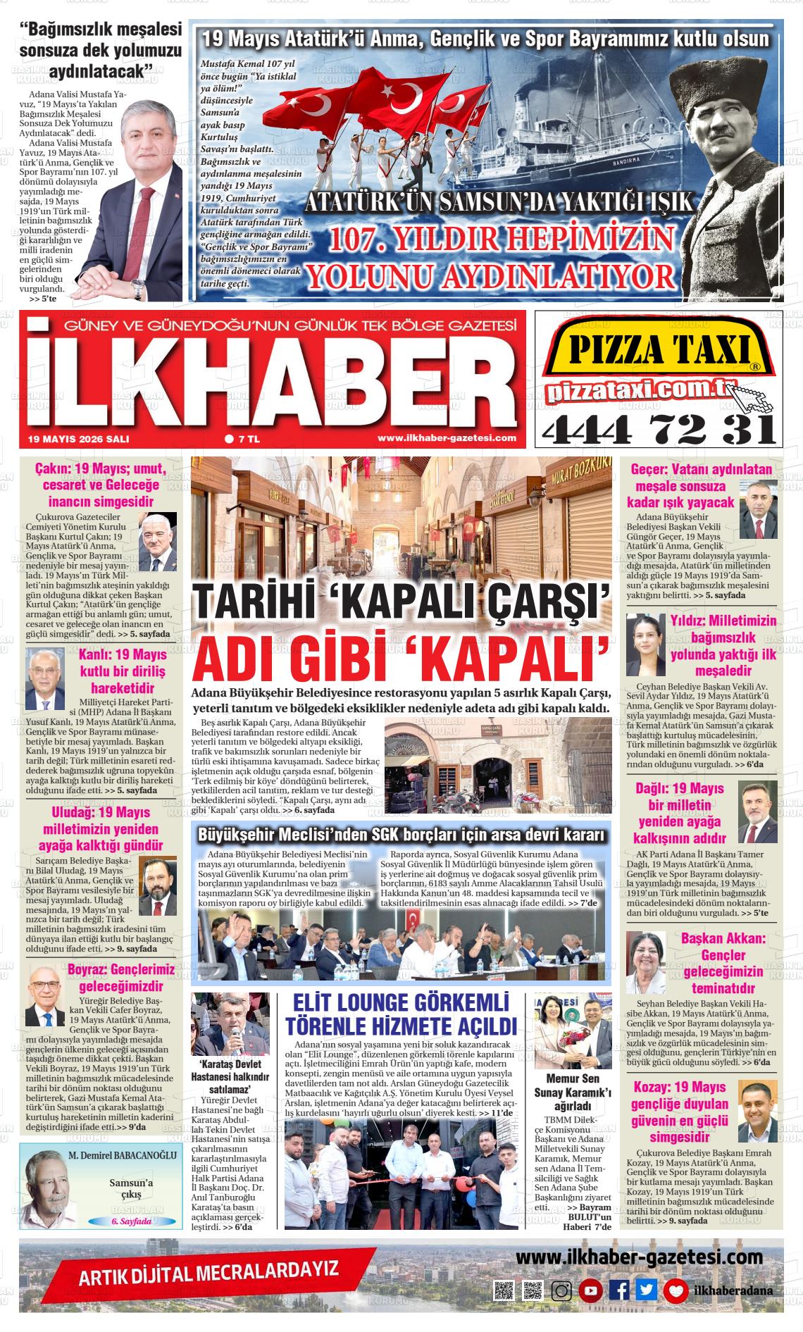 Adana Ilkhaber 19.05.2026