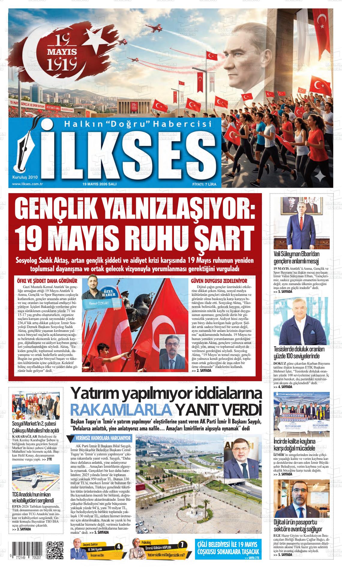 Izmir Ilkses 19.05.2026