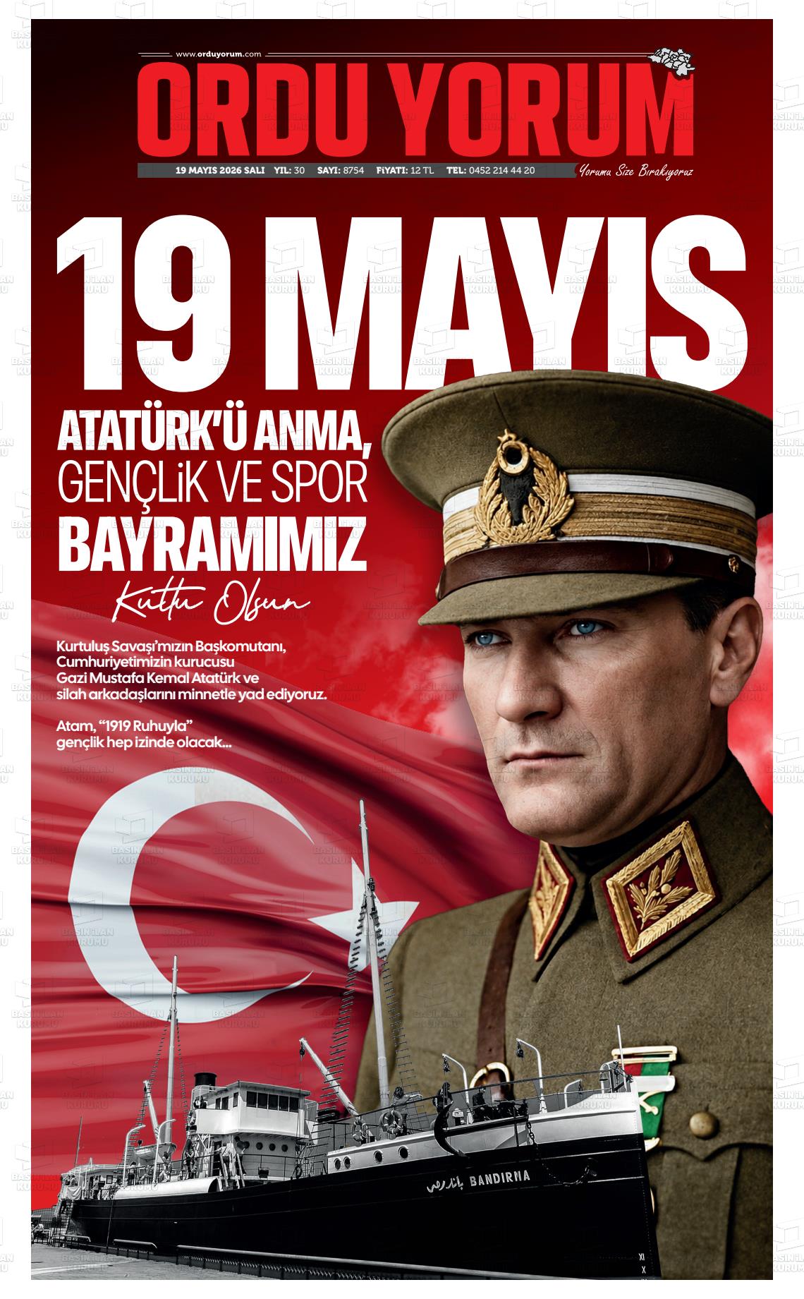 Ordu Yorum 19.05.2026