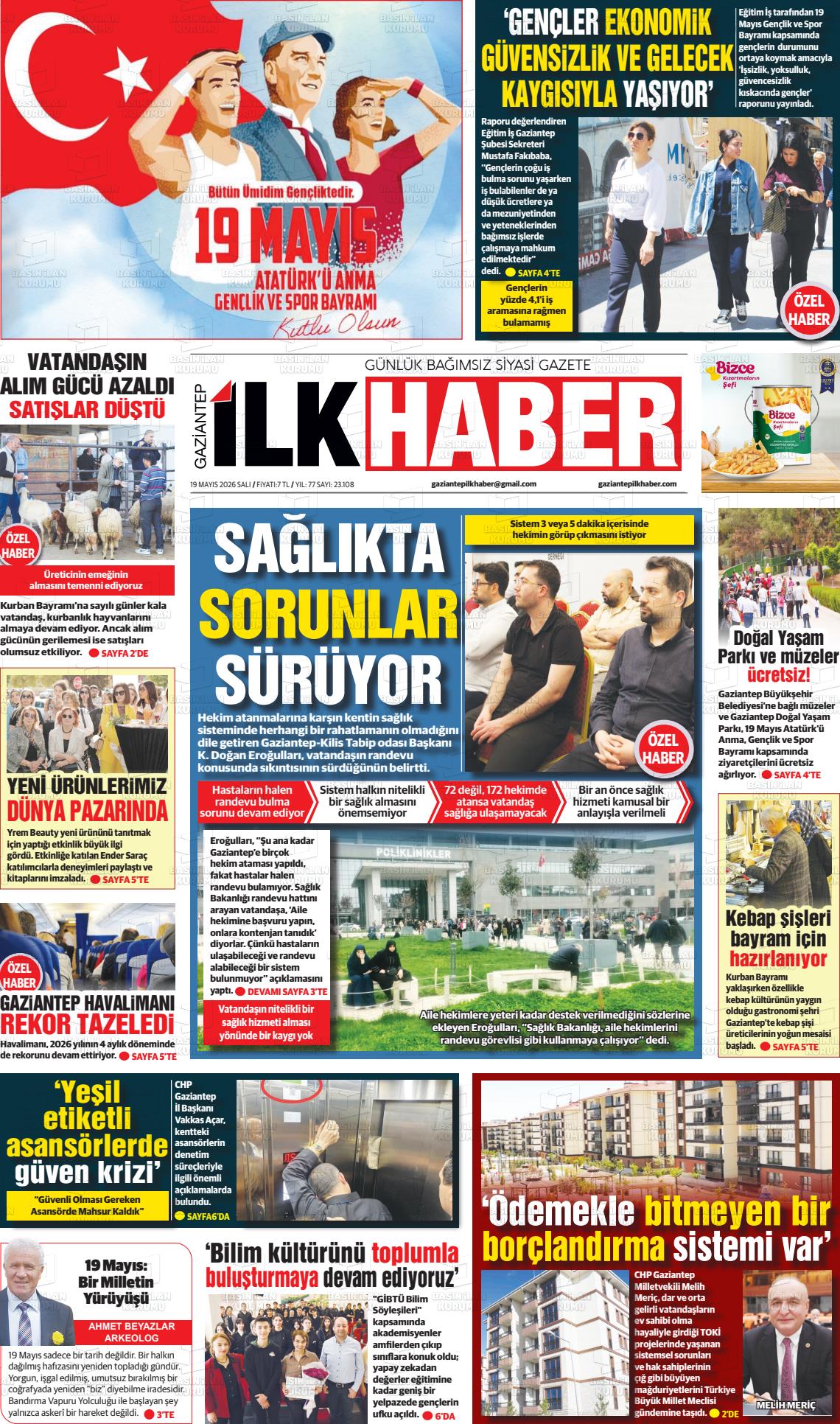 Sabah(gaziantep) 19.05.2026