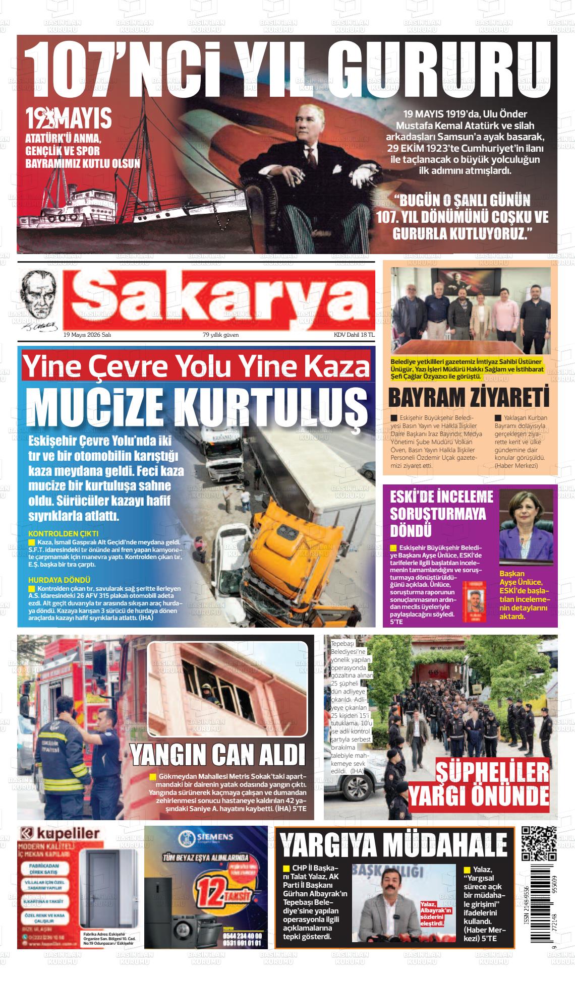 Eskisehir Sakarya 19.05.2026