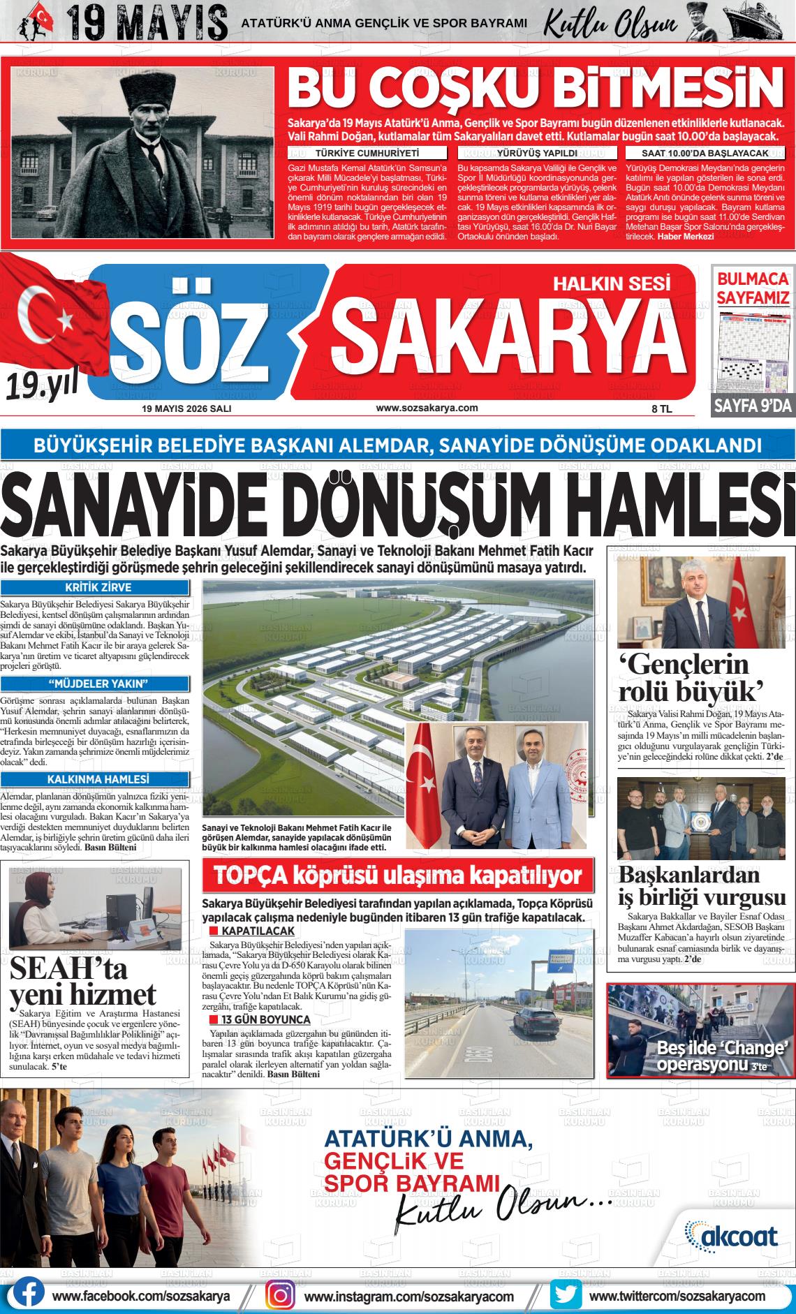 Sakarya Halk 19.05.2026