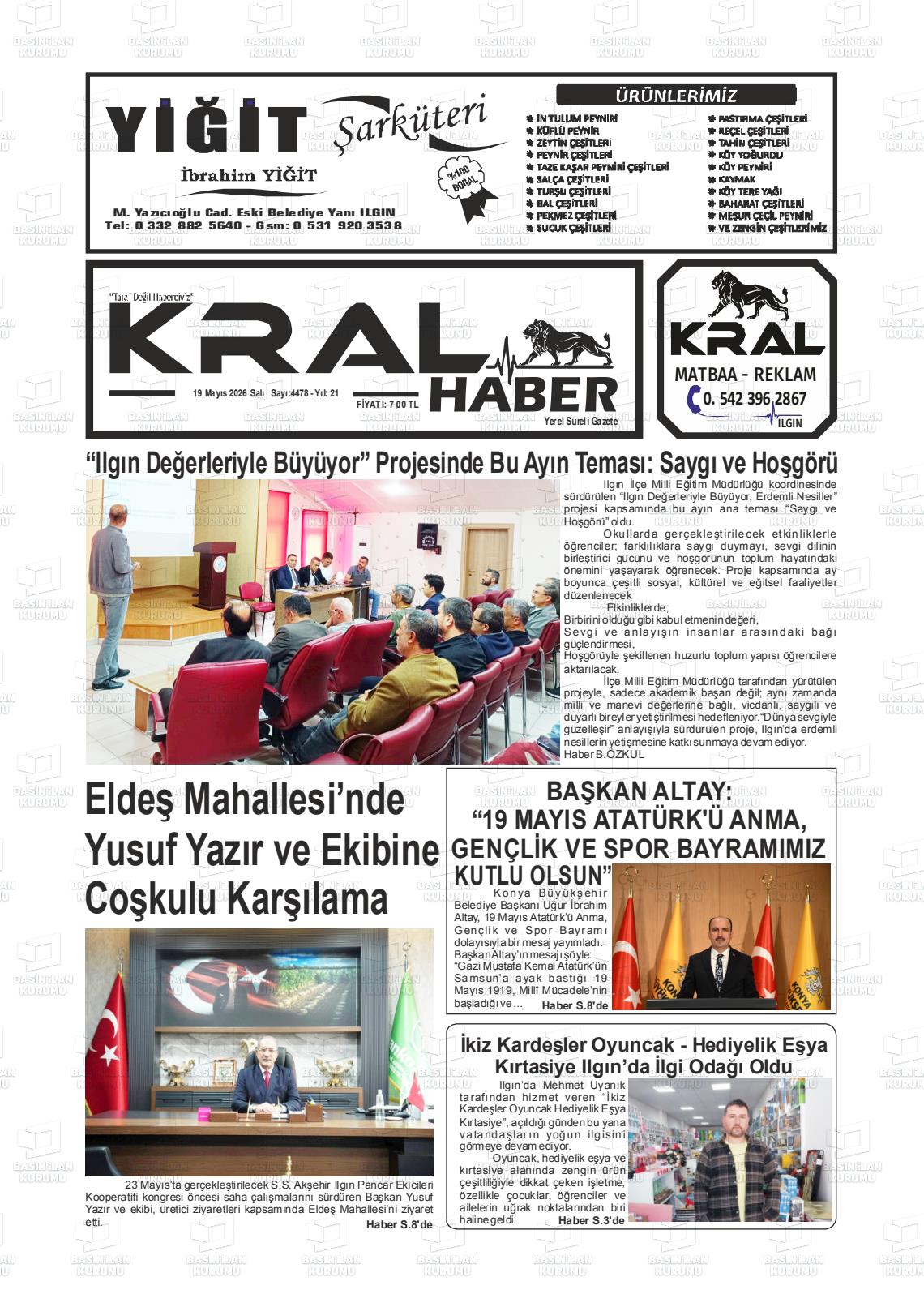 Konya Yeniilginpostasi 19.05.2026