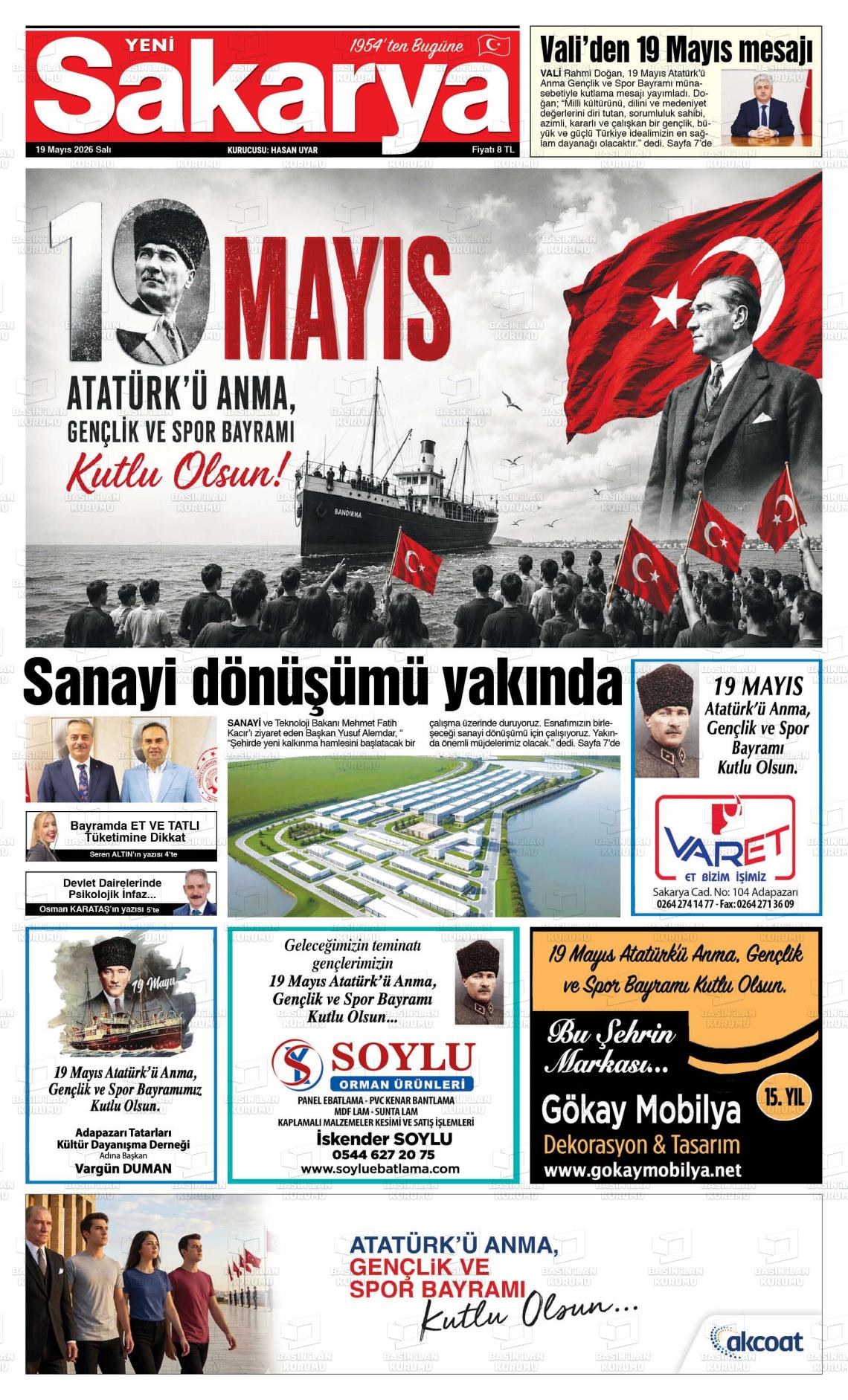 Sakarya Yeni 19.05.2026