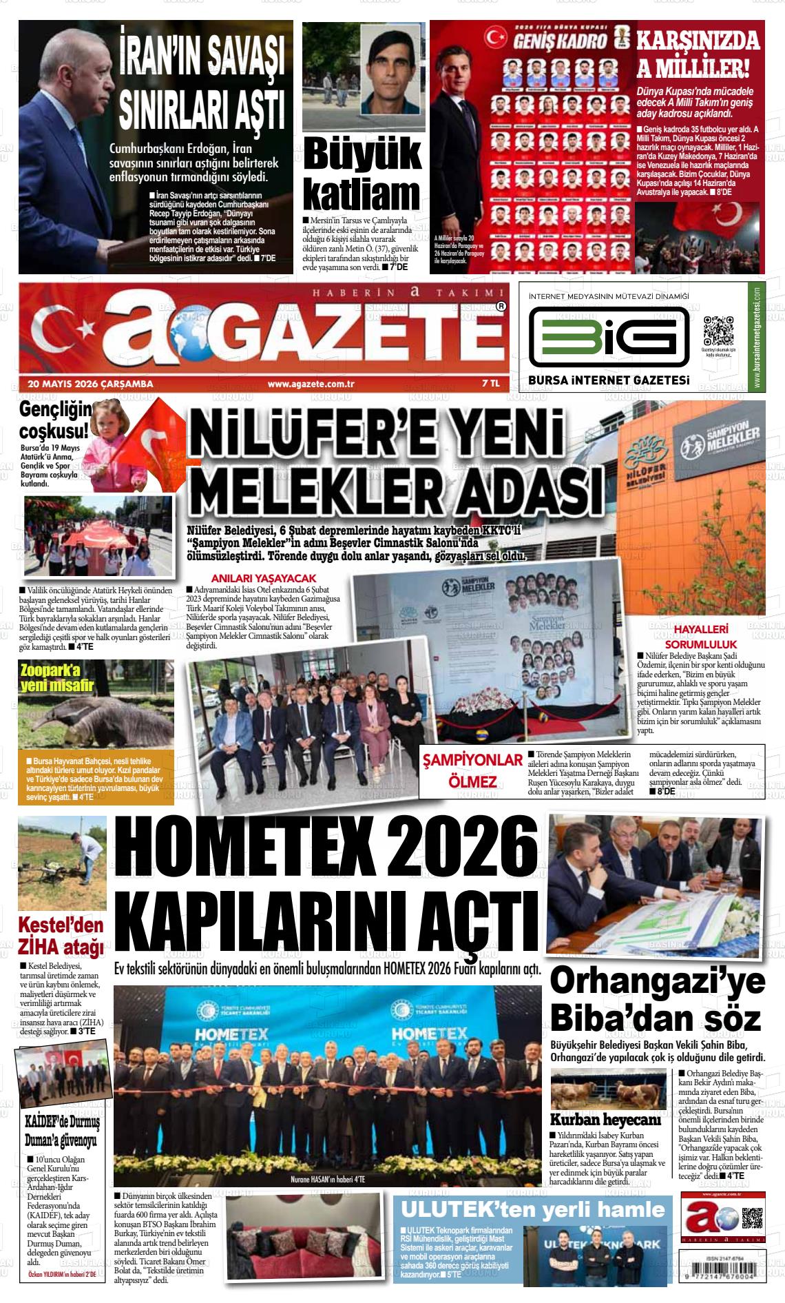 Bursa Agazete 20.05.2026