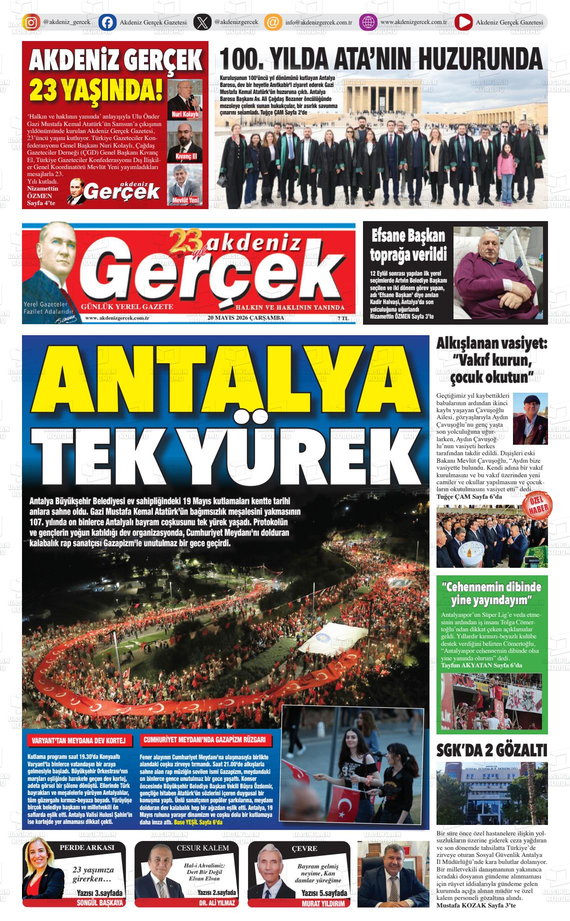 Antalya Akdenizgercek 20.05.2026