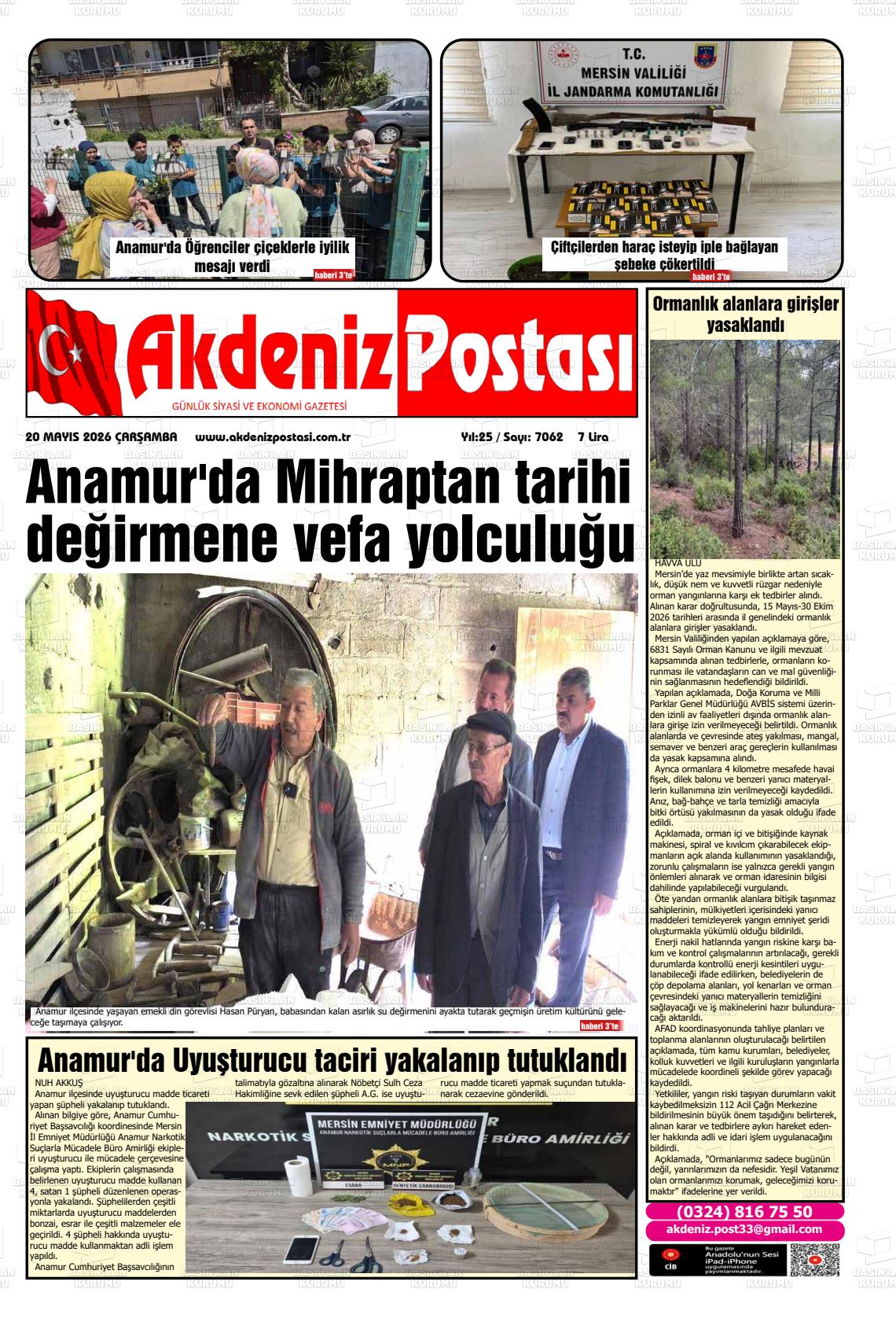 Mersin Akdenizpostasi 20.05.2026