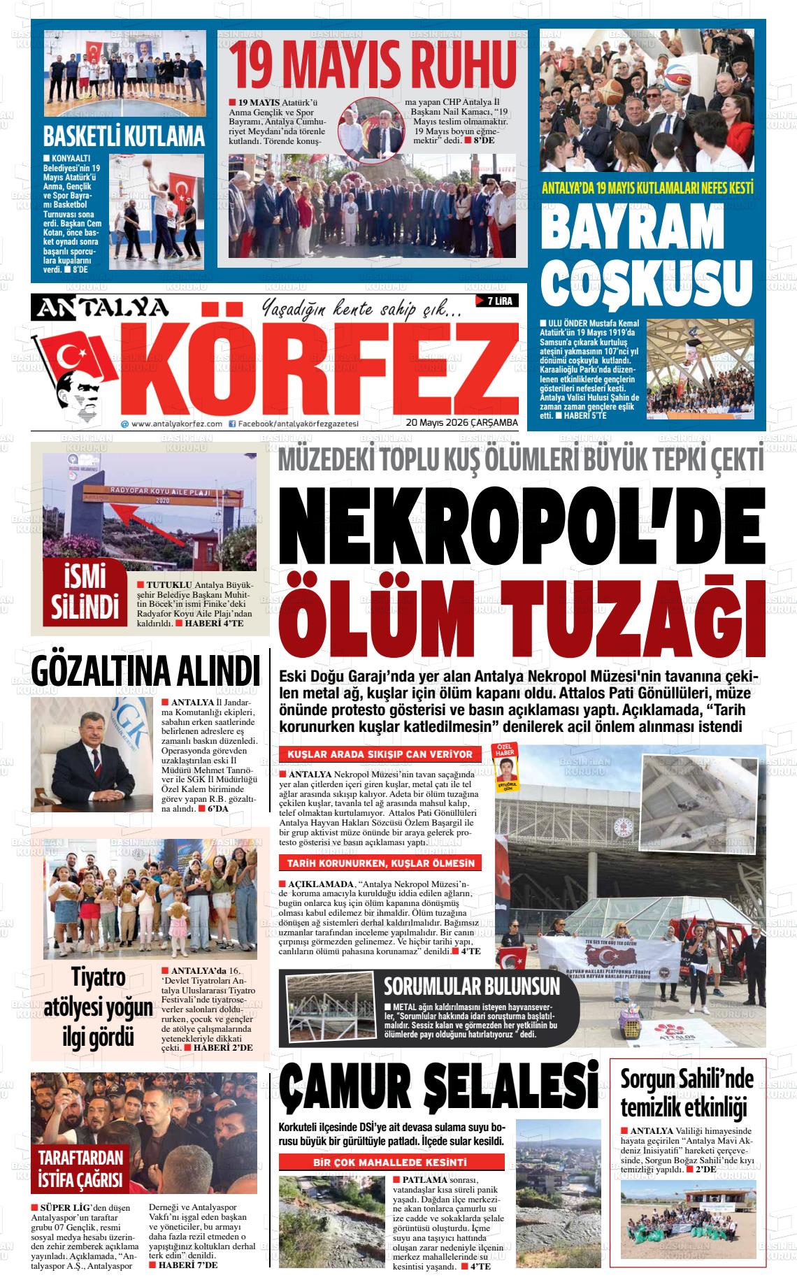 Antalya Korfez 20.05.2026