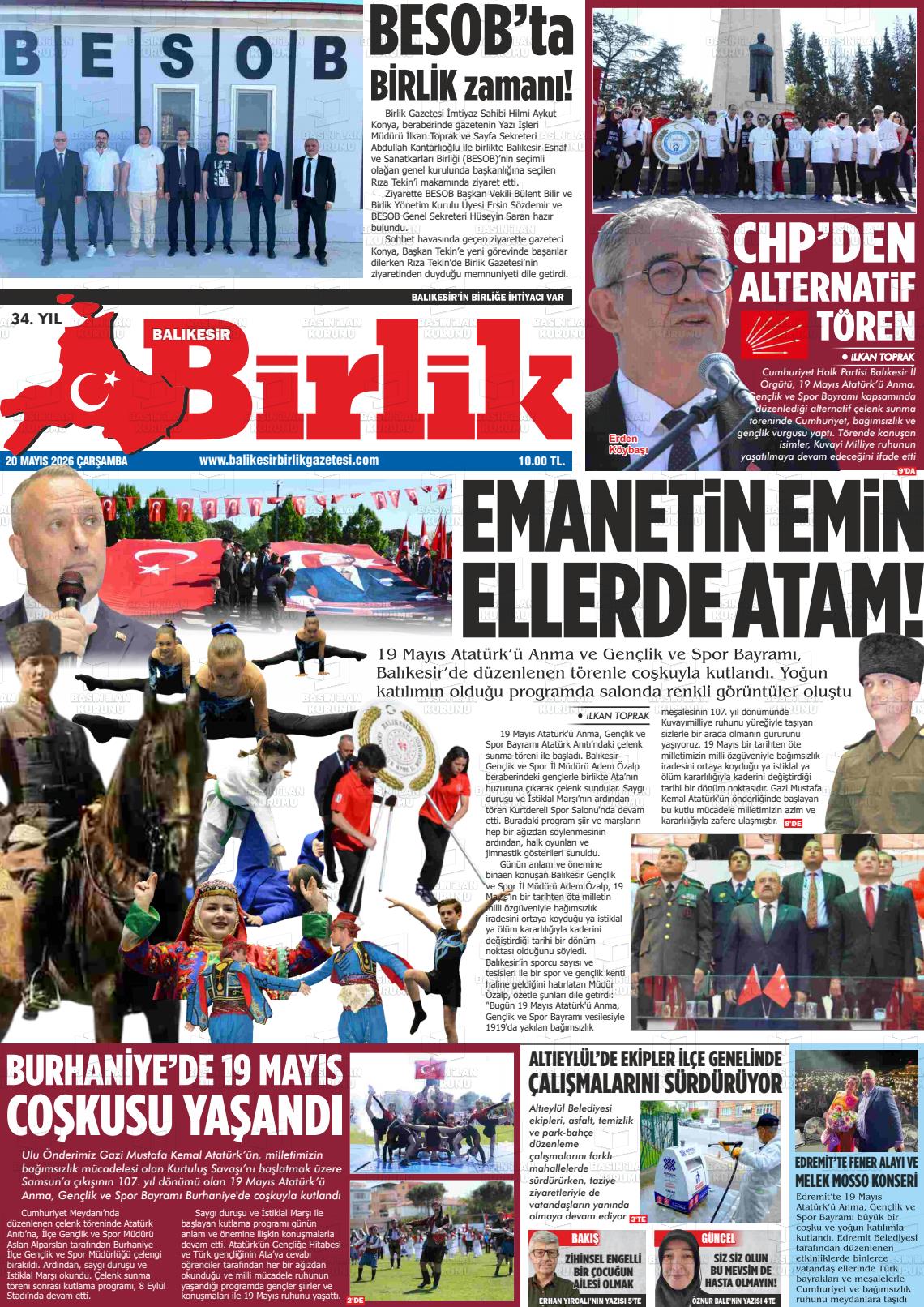 Balikesir Birlik 20.05.2026