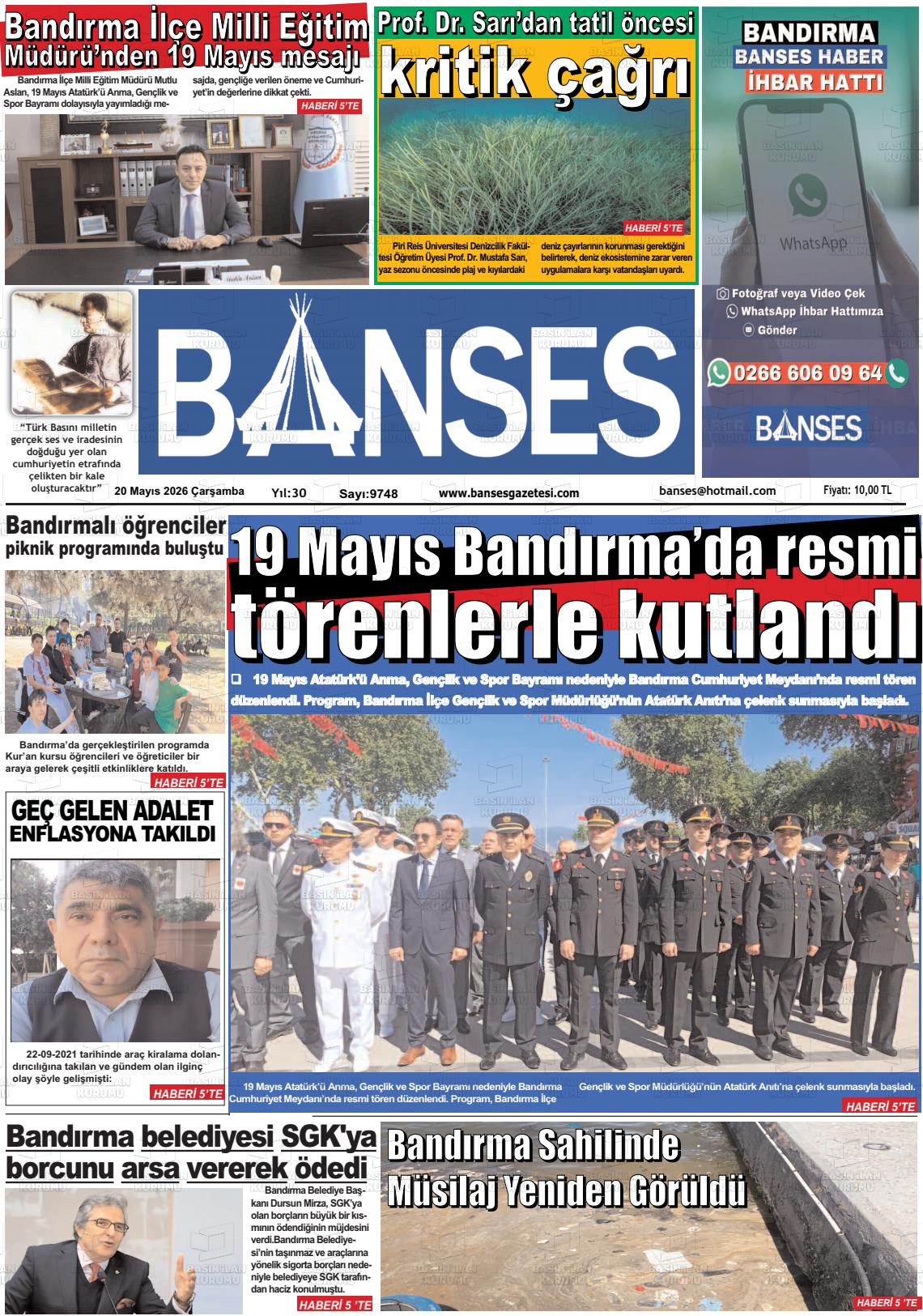Balikesir Banses 20.05.2026