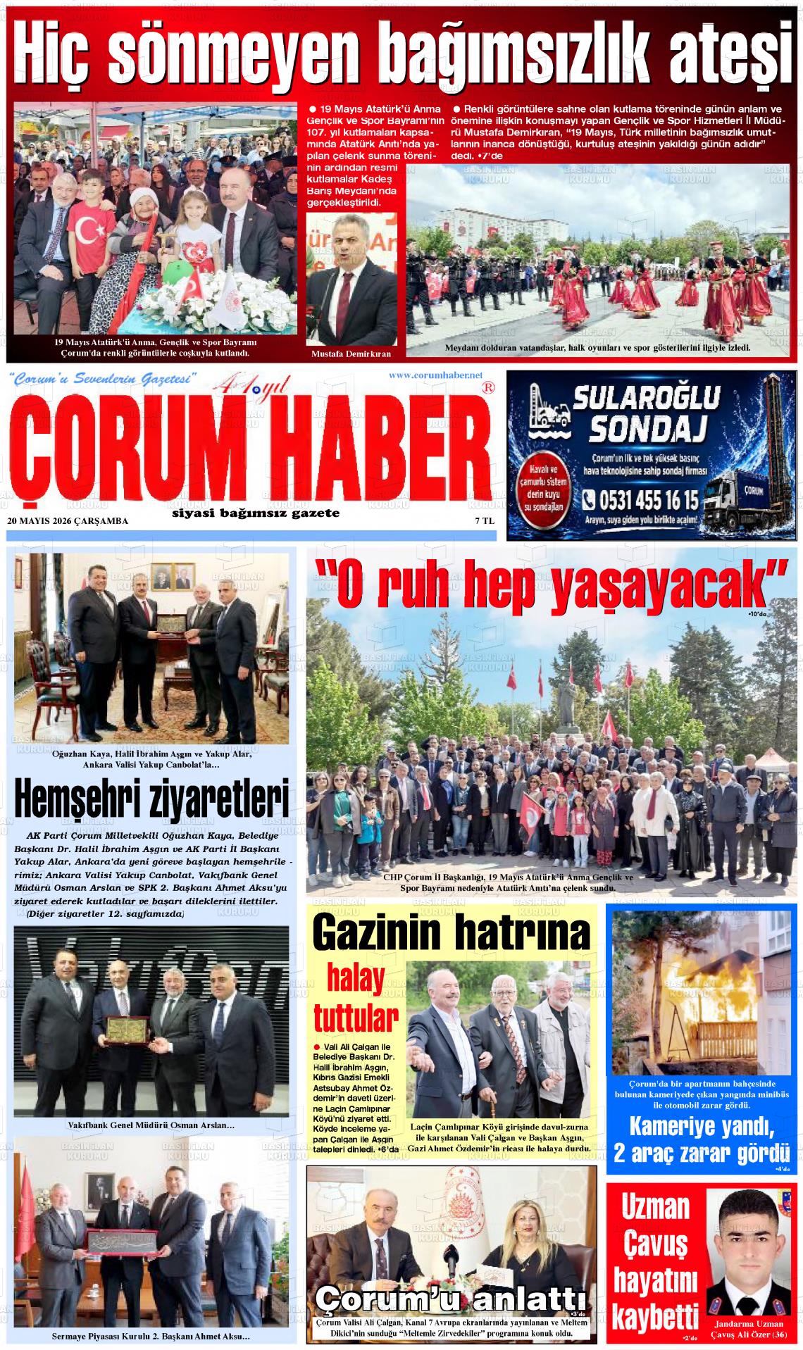 Corum Haber 20.05.2026