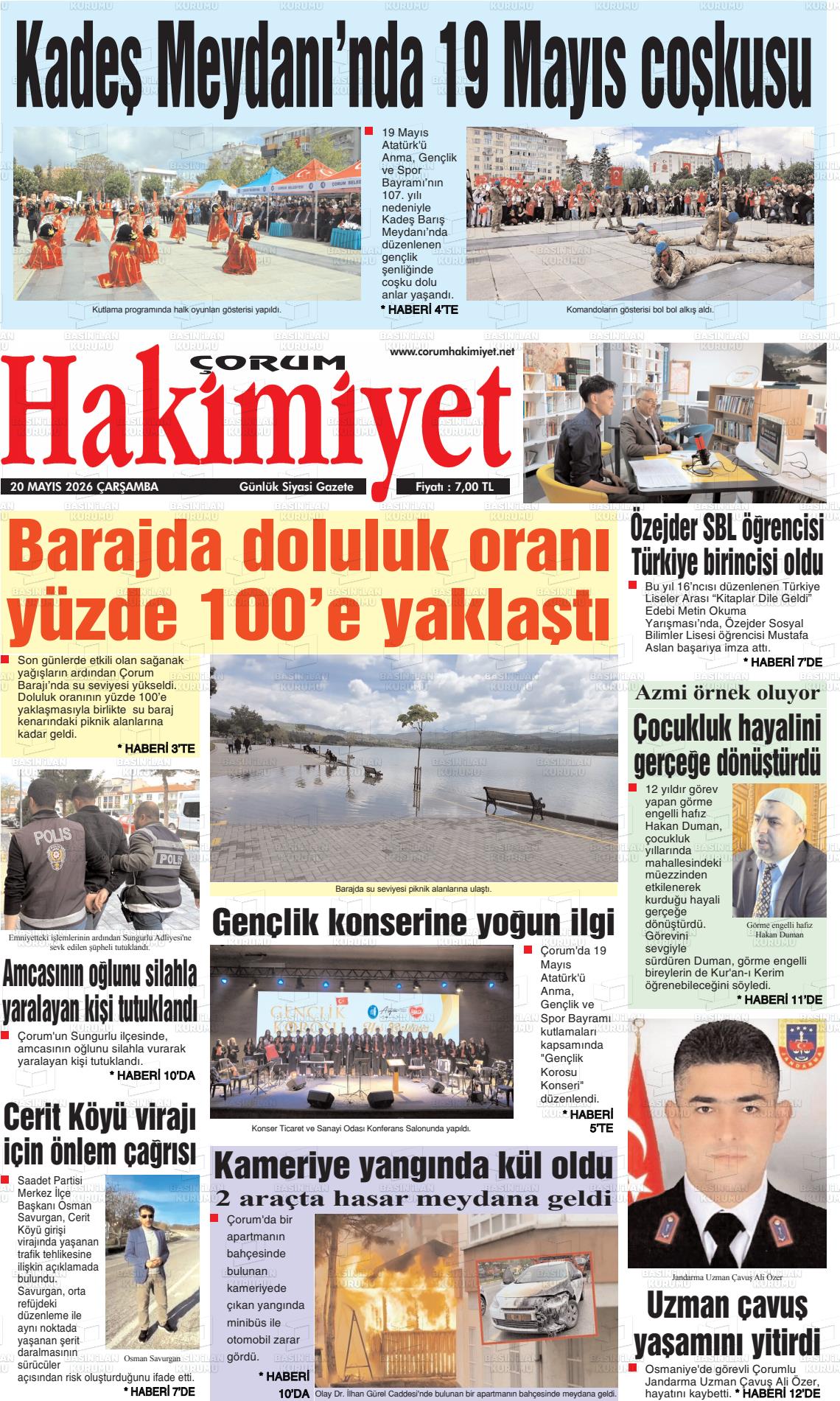 Corum Hakimiyet 20.05.2026