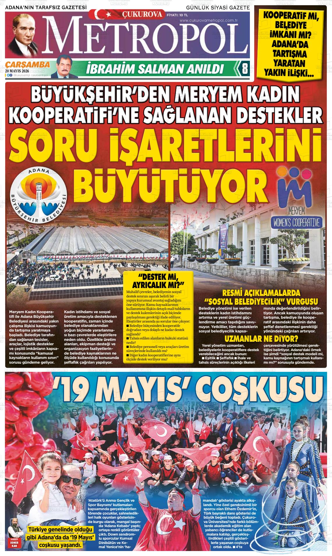 Adana Cukurovametropol 20.05.2026