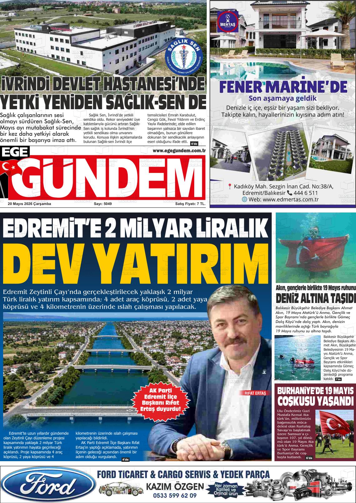 Balikesir Egegundem 20.05.2026