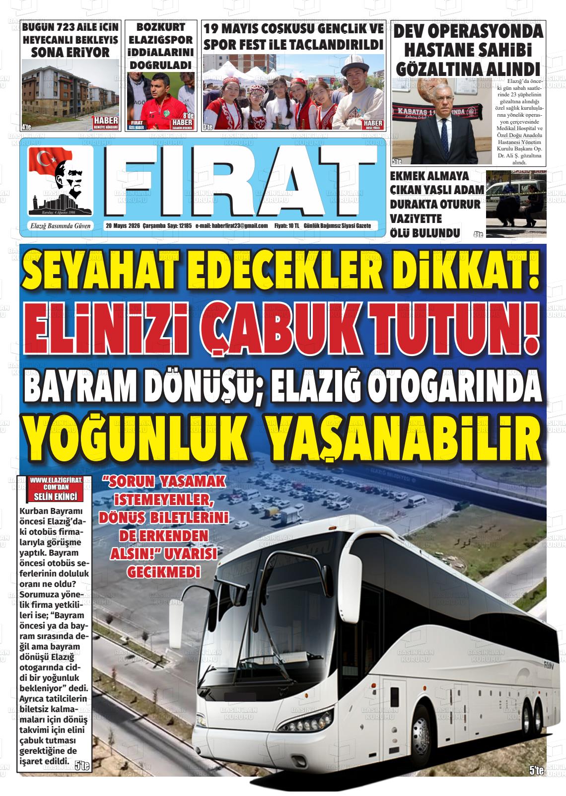 Elazig Firatgazetesi 20.05.2026
