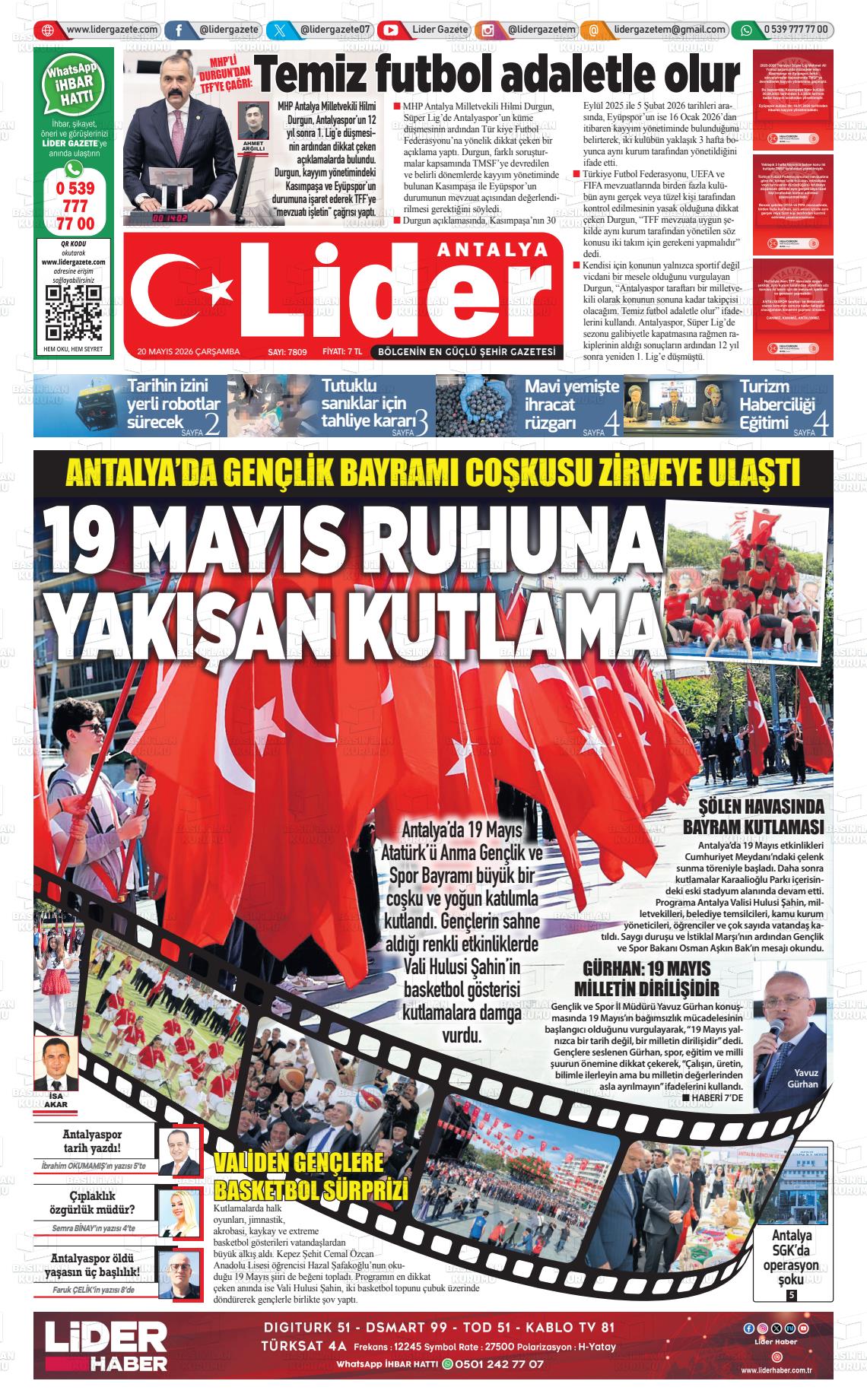 Antalya Gazetebir 20.05.2026