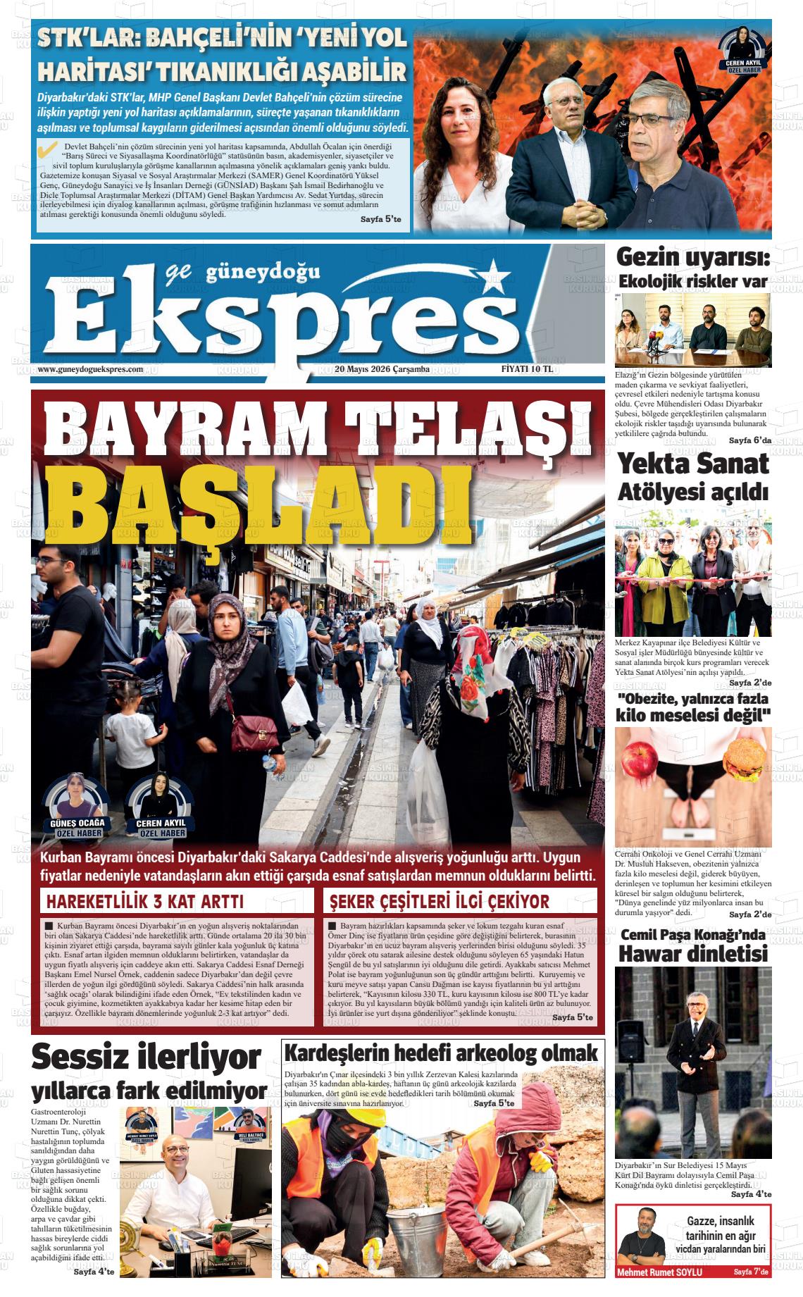 Diyarbakir Geguneydoguekspres 20.05.2026