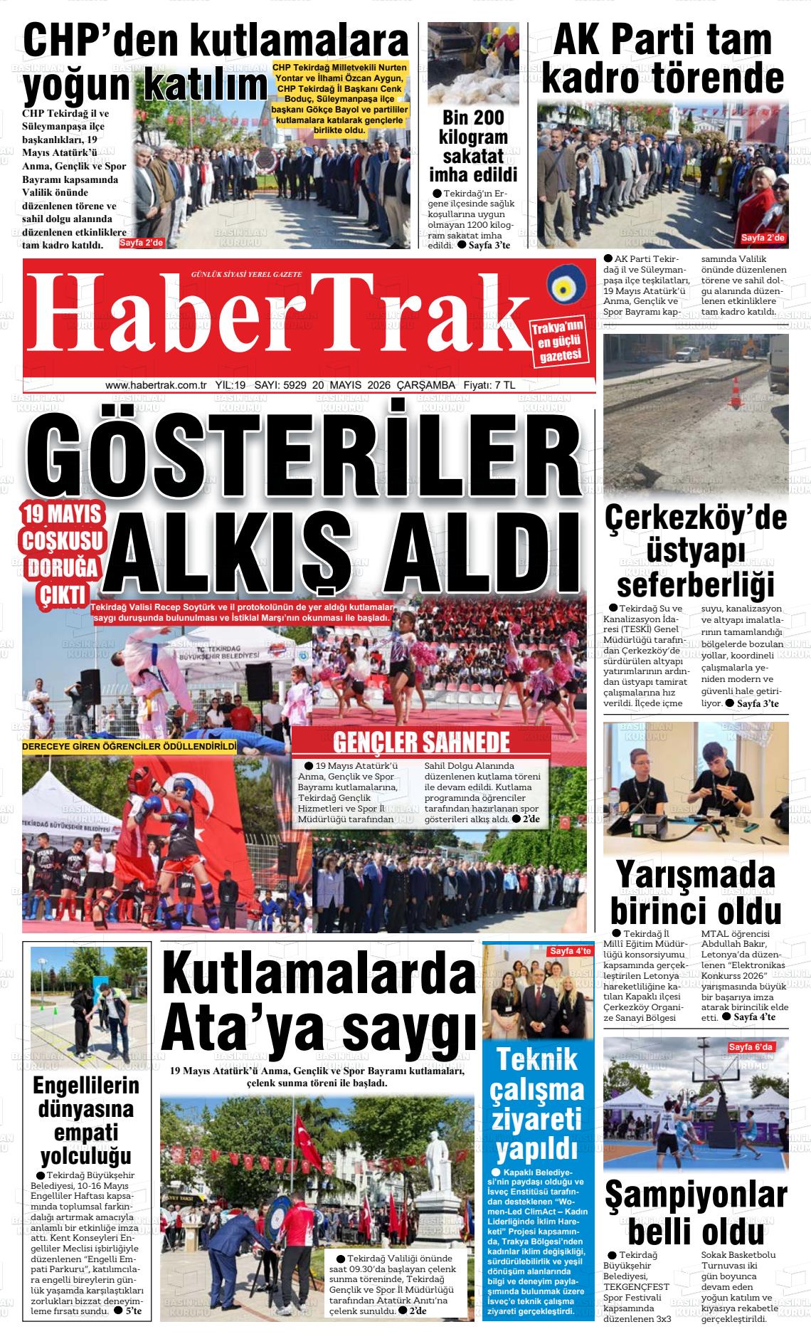 Tekirdag Habertrak 20.05.2026
