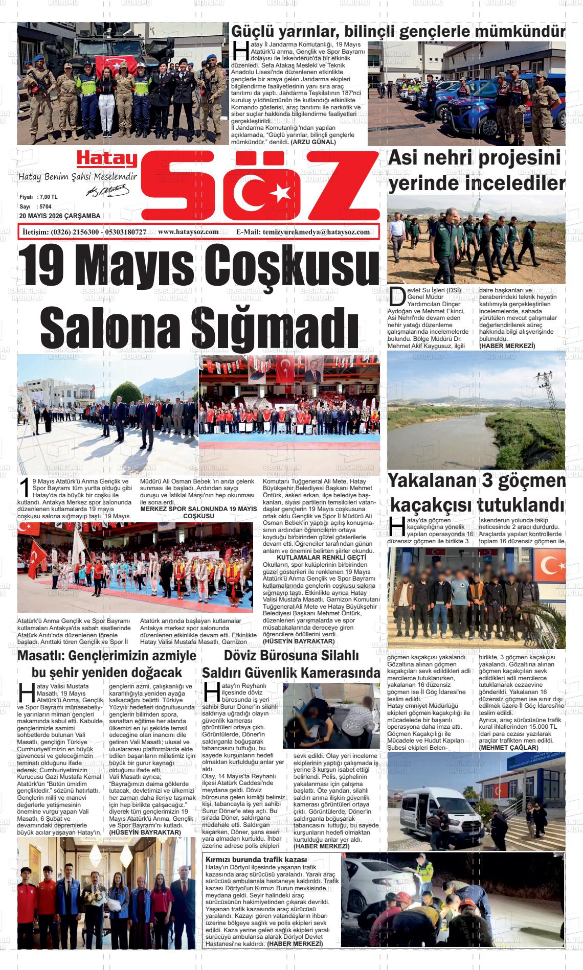 Hatay Soz 20.05.2026