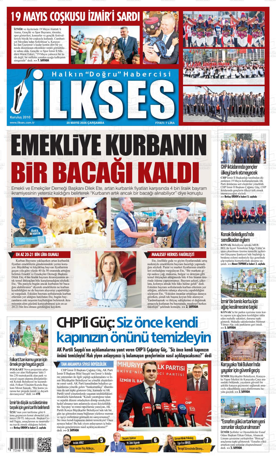 Izmir Ilkses 20.05.2026