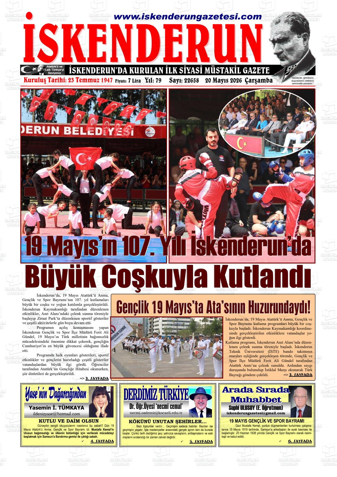 Hatay Iskenderun 20.05.2026