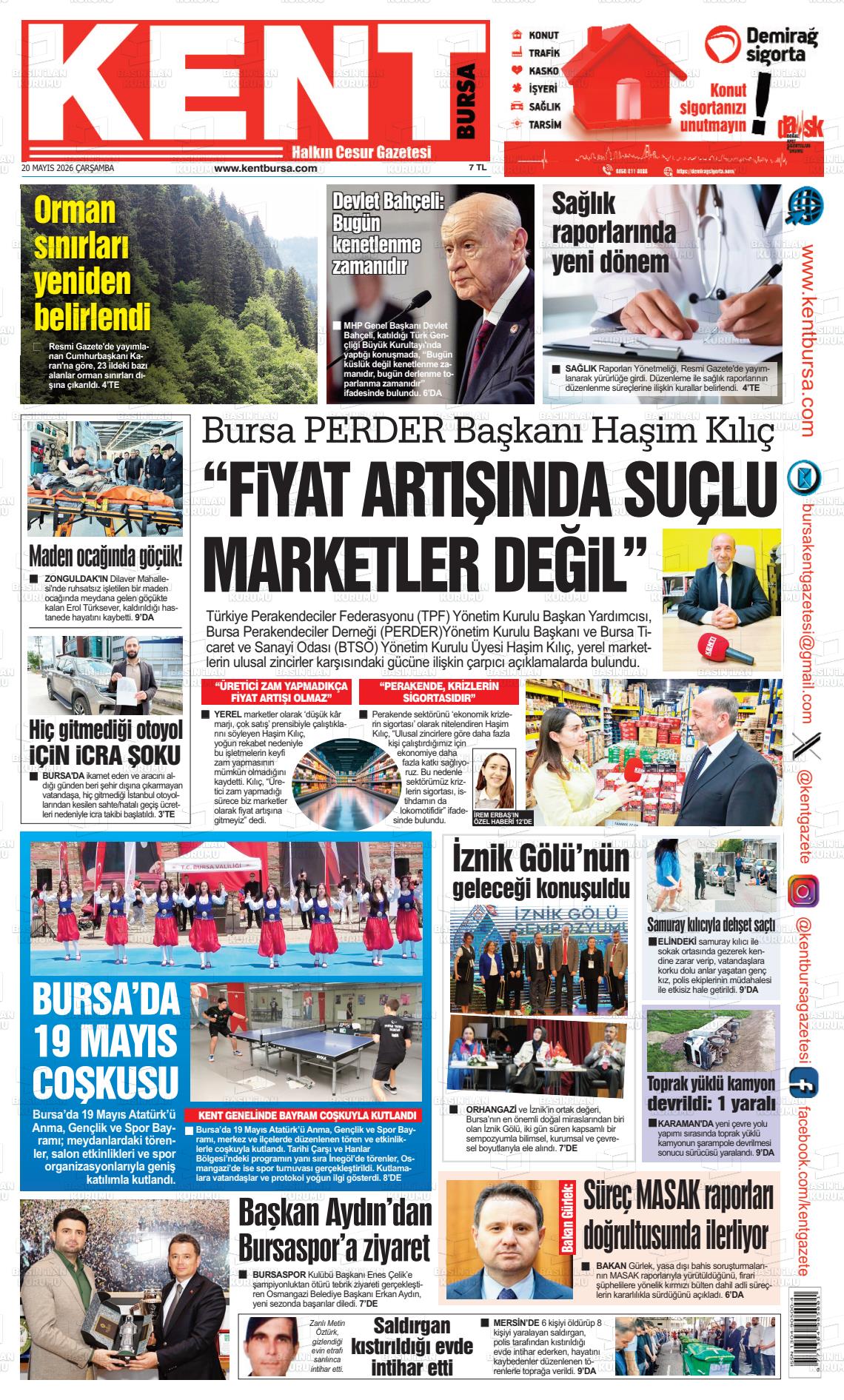 Bursa Kent 20.05.2026