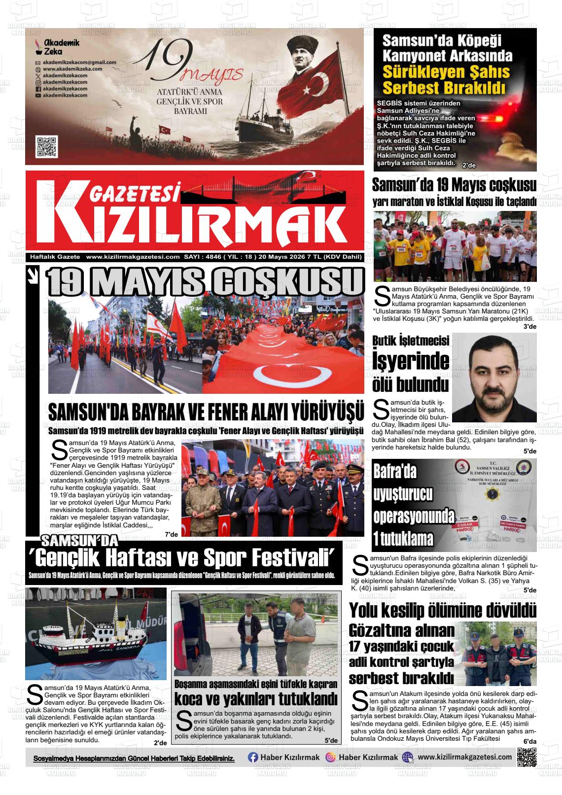 Samsun Kizilirmak 20.05.2026