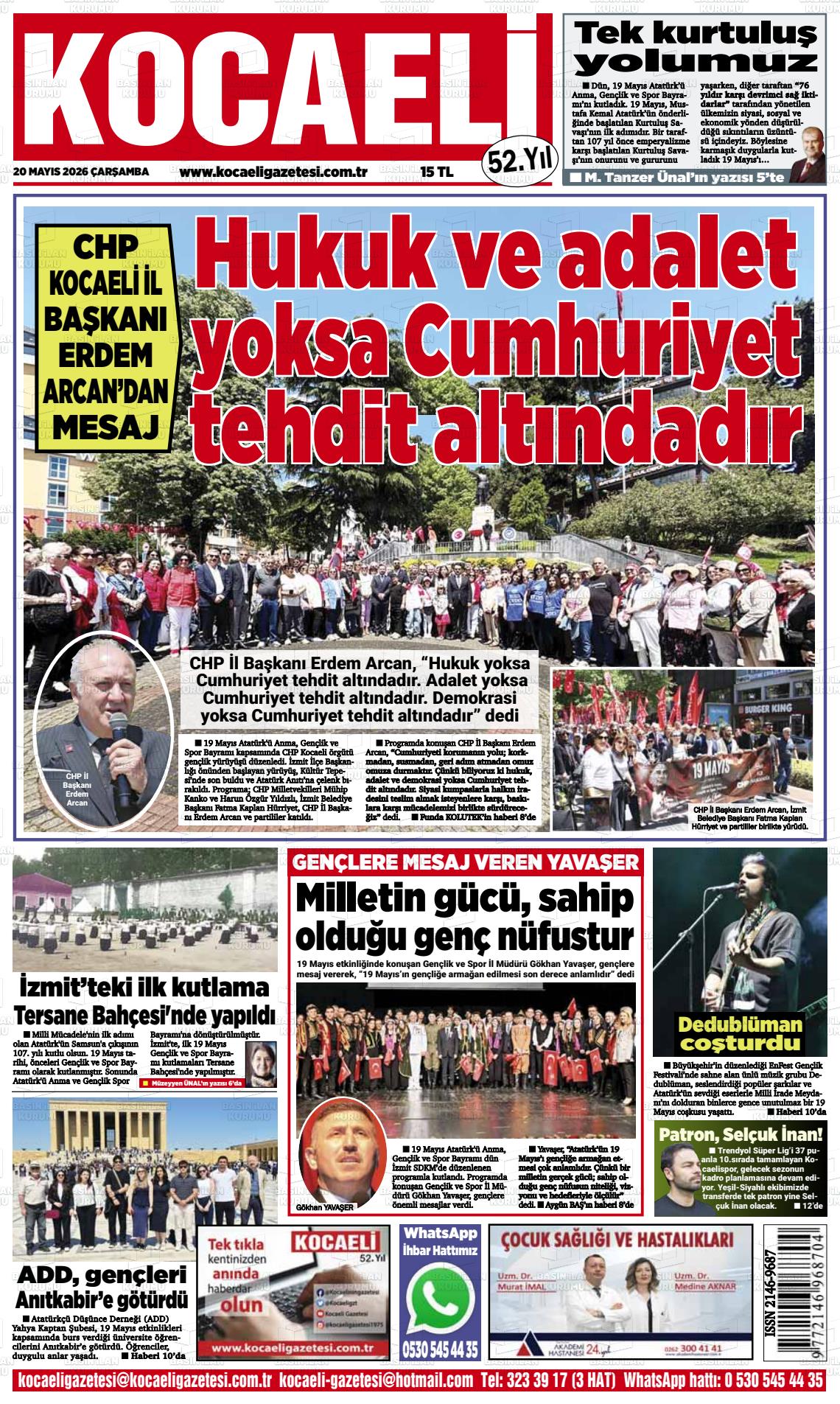 Kocaeli 20.05.2026