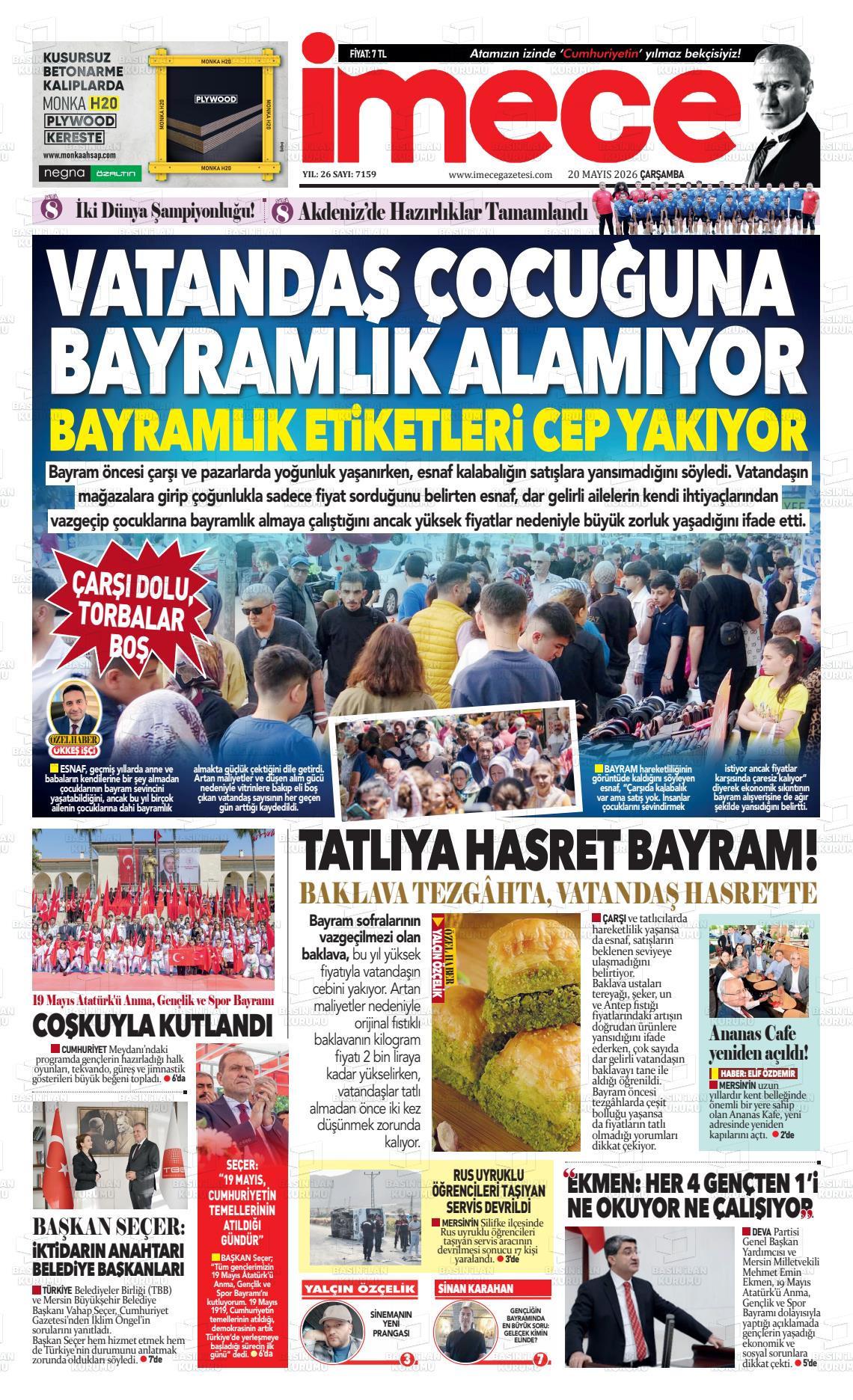 Mersin Imece 20.05.2026