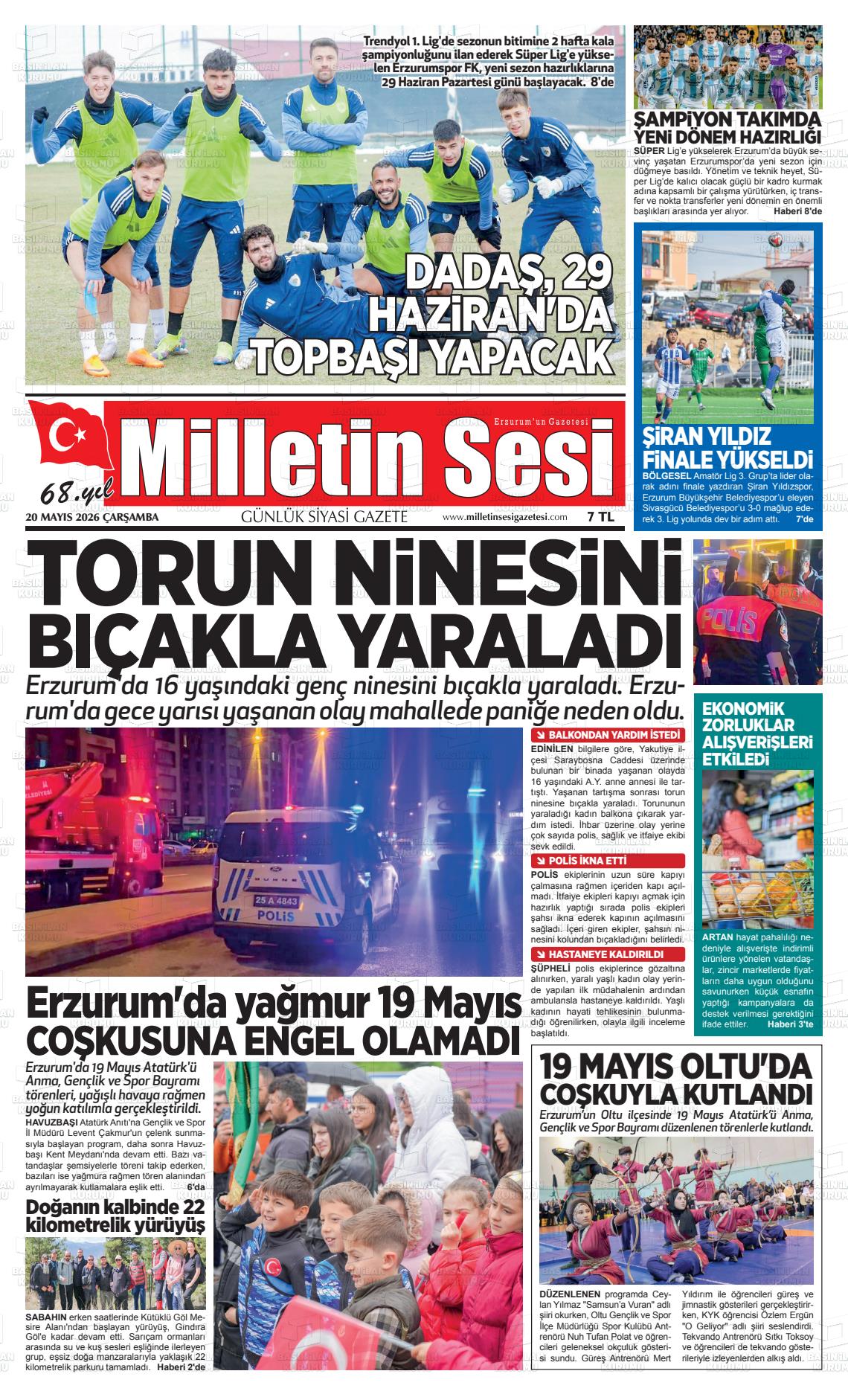 Erzurum Milletinsesi 20.05.2026