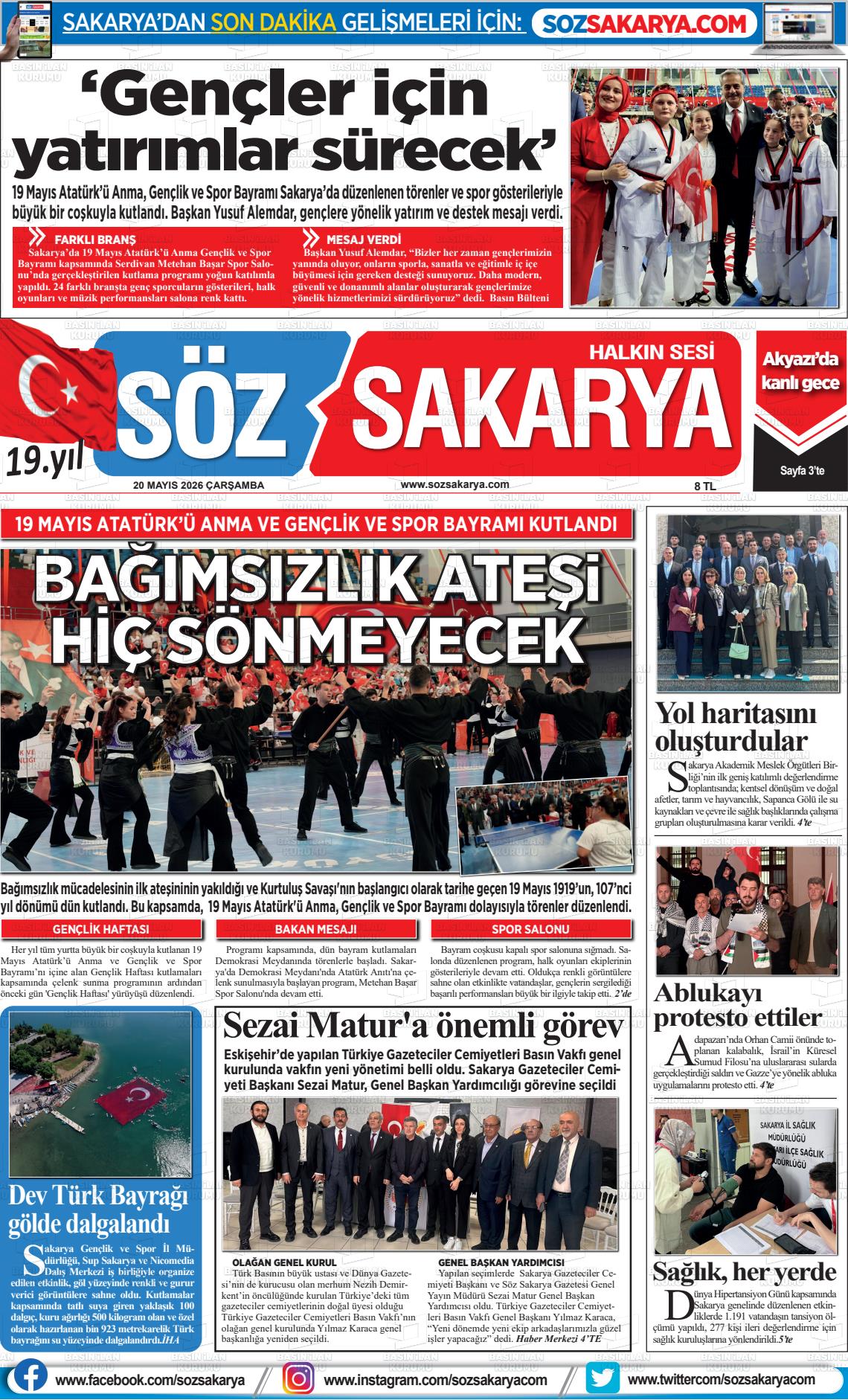 Sakarya Halk 20.05.2026