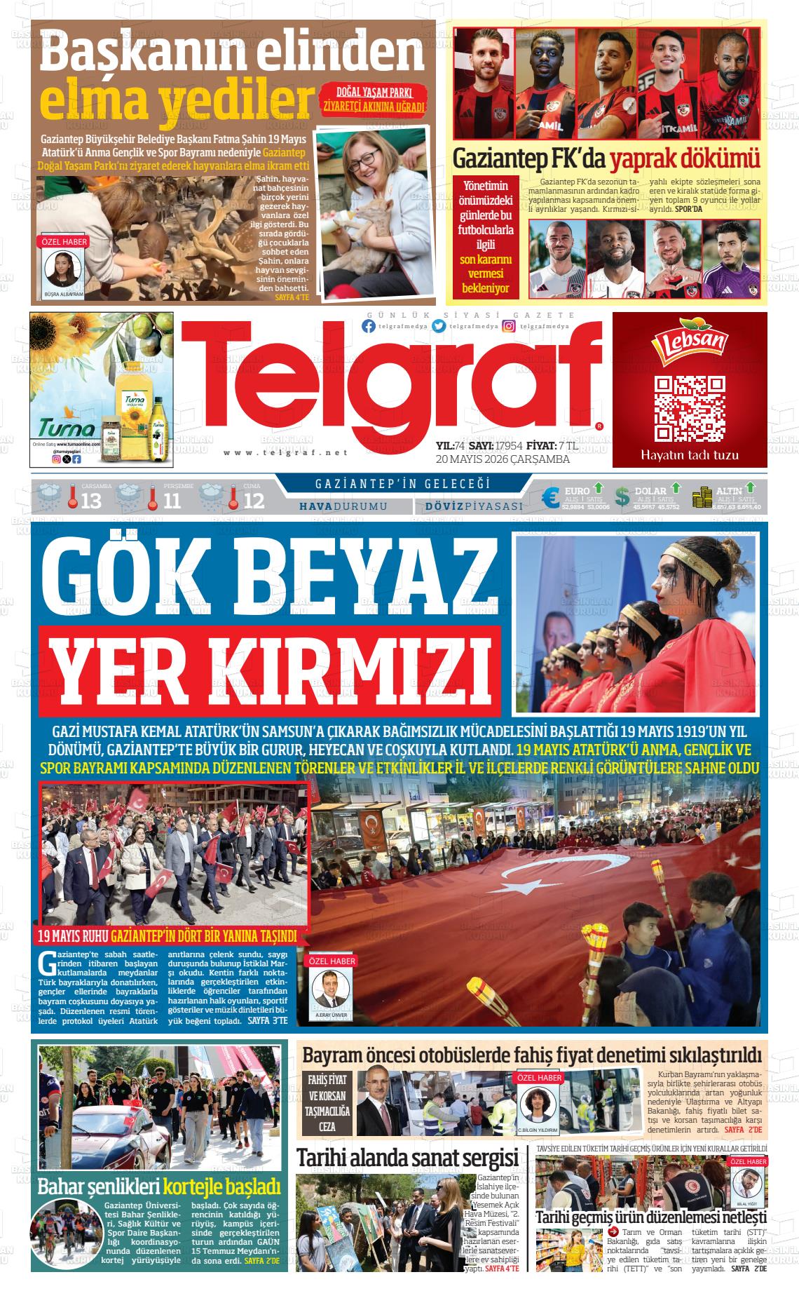 Gaziantep Telgraf 20.05.2026