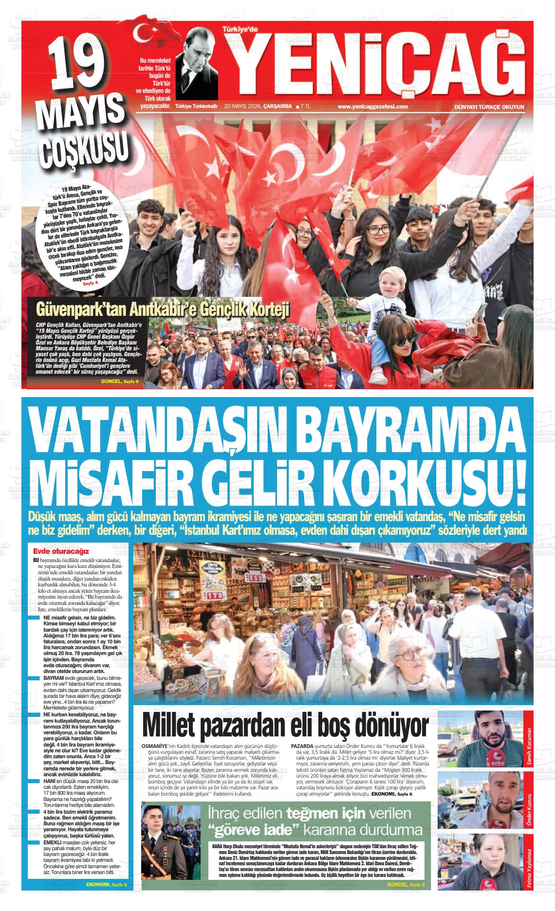 Istanbul Turkiyedeyenicag 20.05.2026