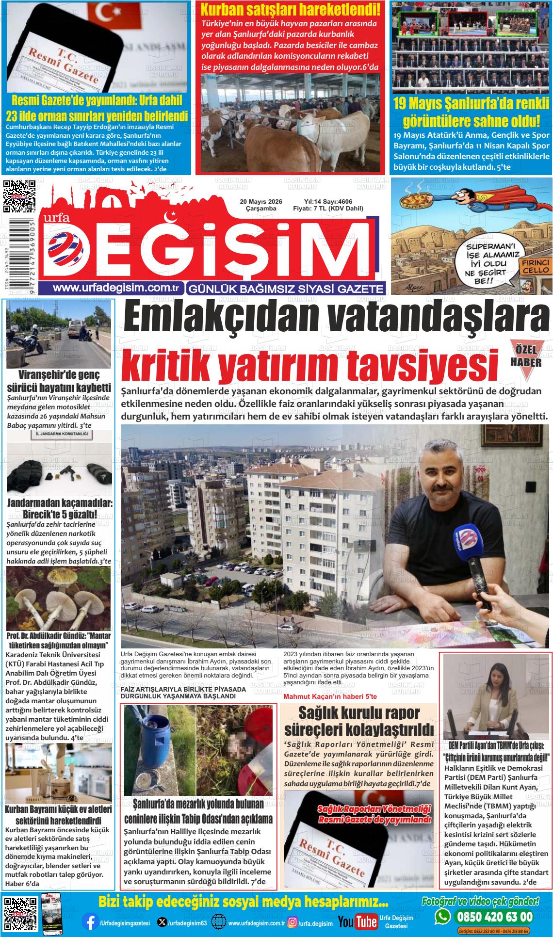 Sanliurfa Urfastar 20.05.2026