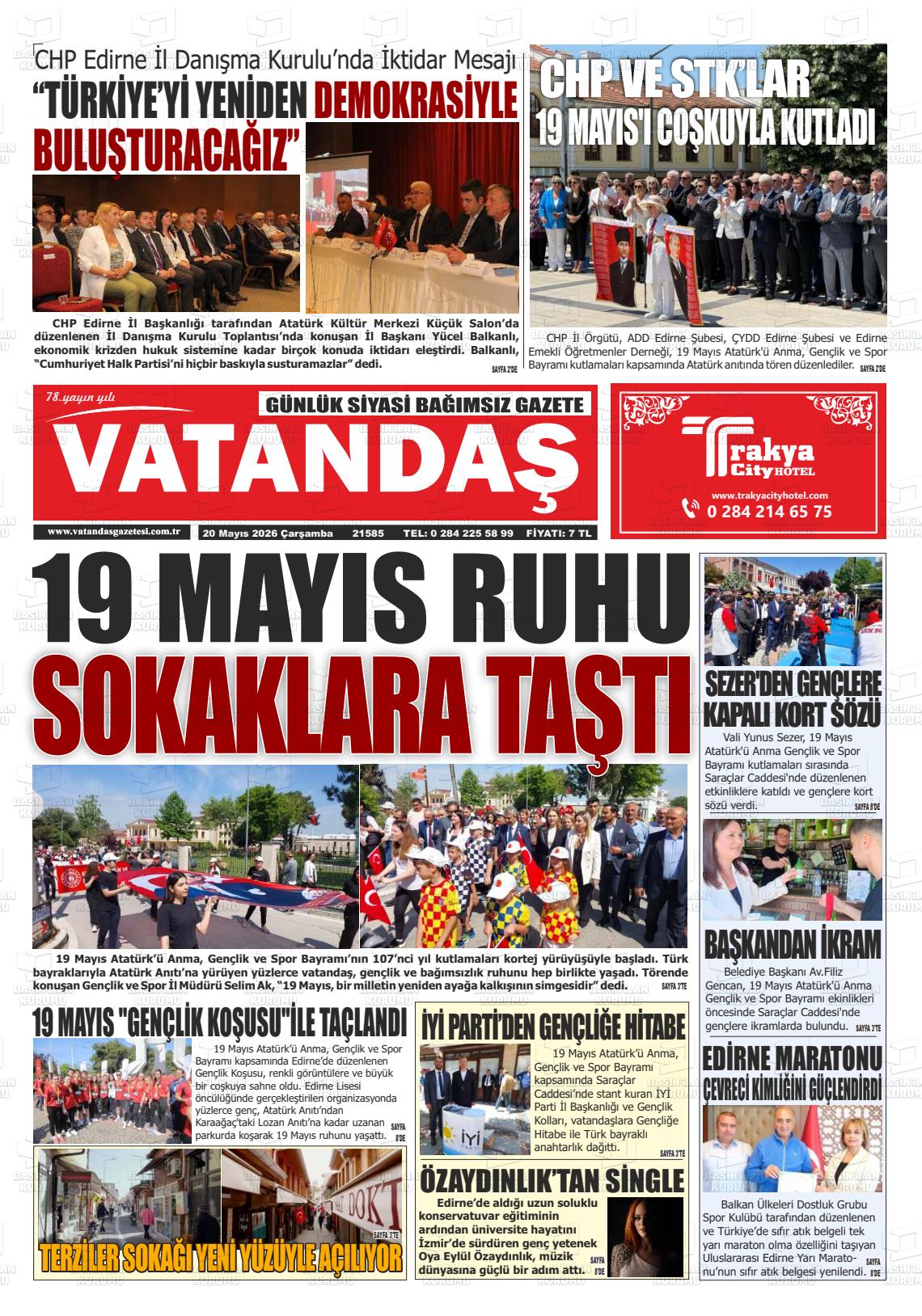 Edirne Vatandas 20.05.2026