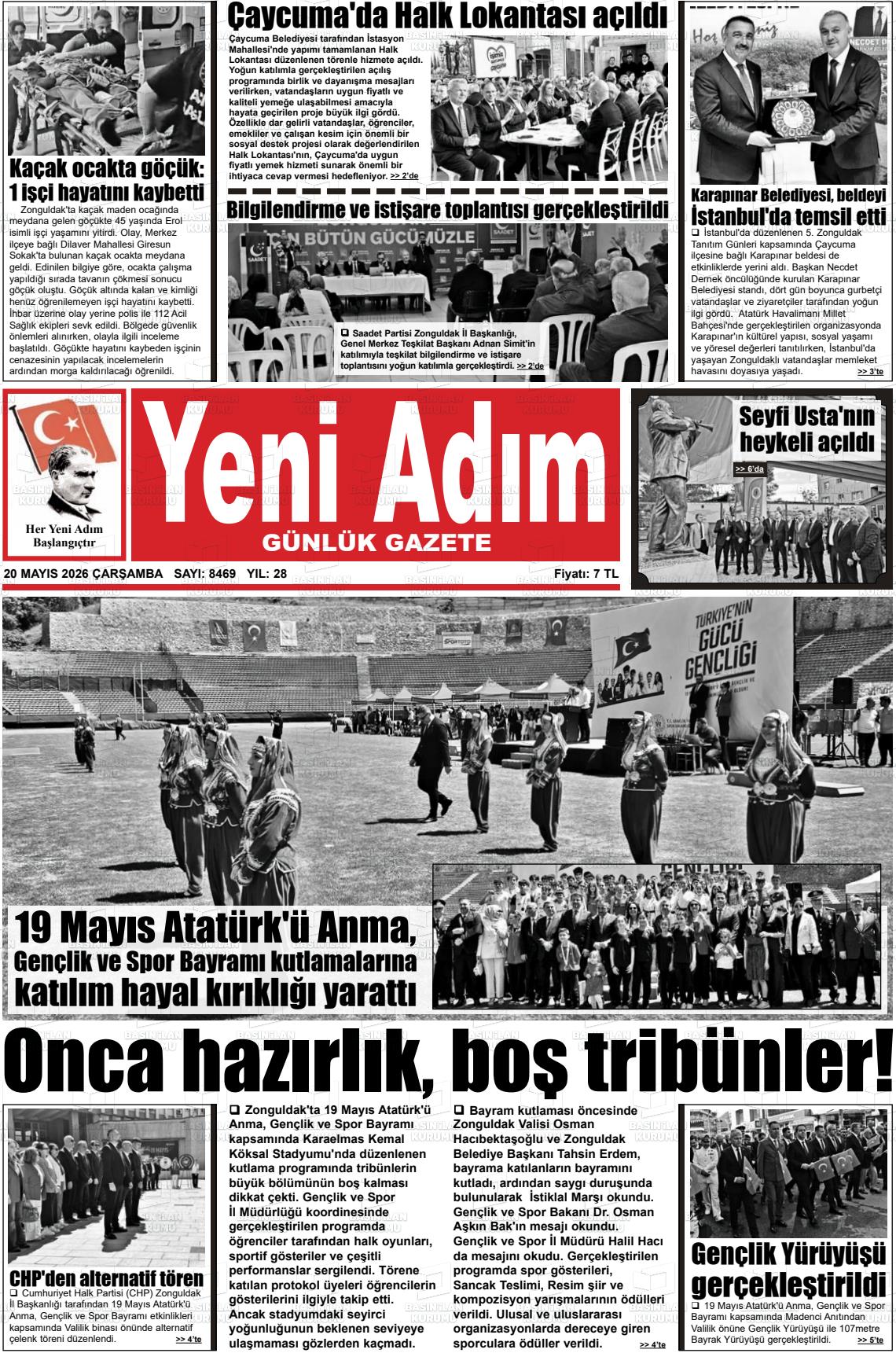 Zonguldak Yeniadim 20.05.2026