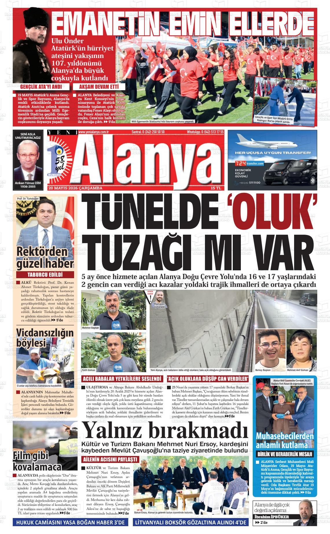 Antalya Yenialanya 20.05.2026