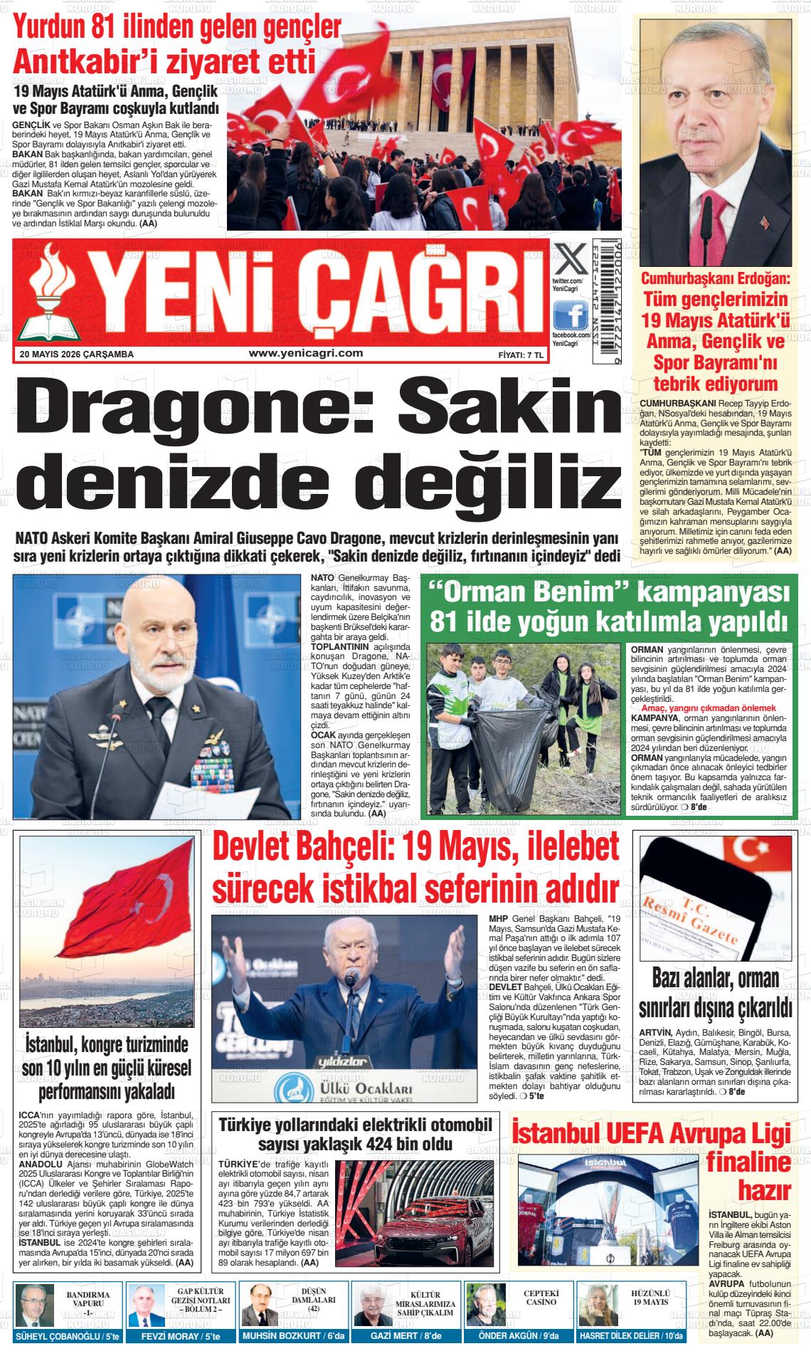 Istanbul Yenicagri 20.05.2026