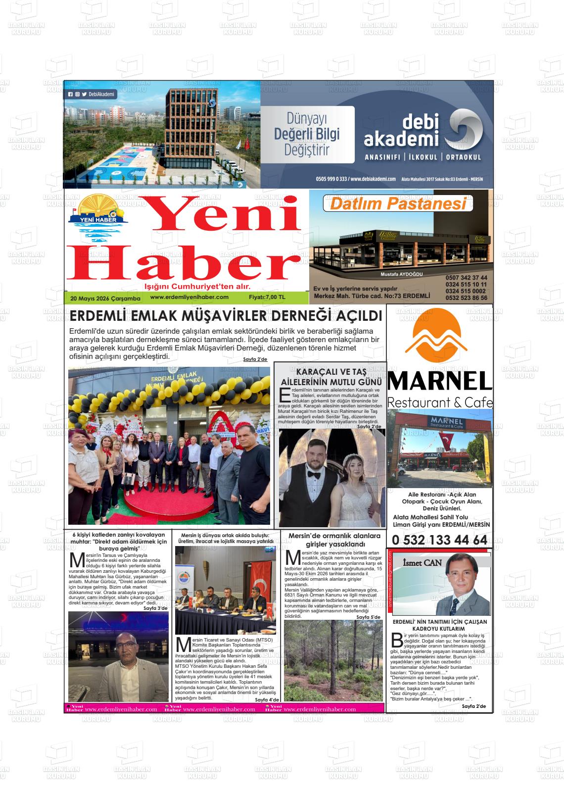 Konya Yenihaber 20.05.2026
