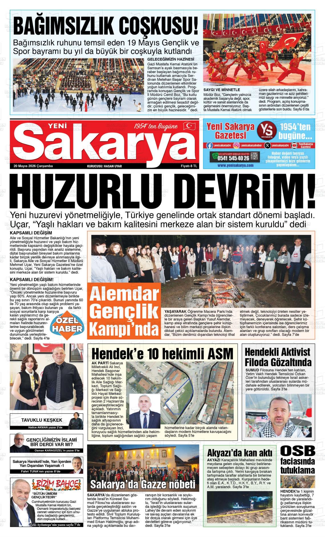 Sakarya Yeni 20.05.2026