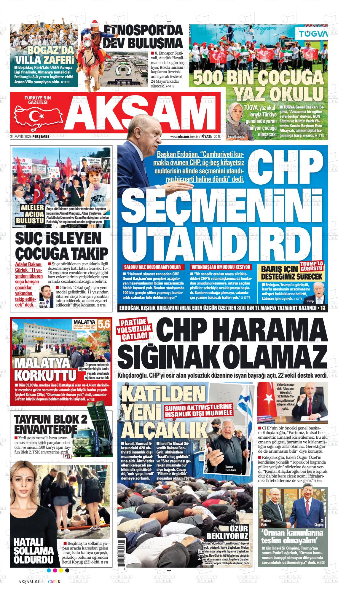 Akşam Gazetesi 21.05.2026