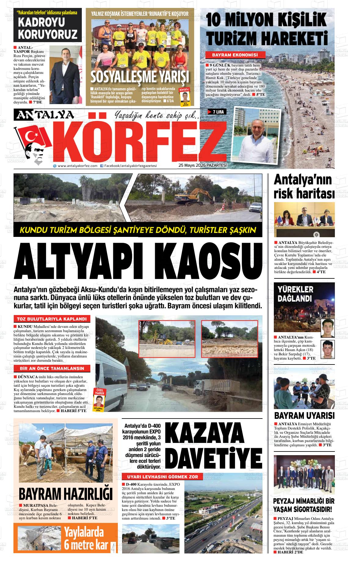 Antalya Korfez 25.05.2026