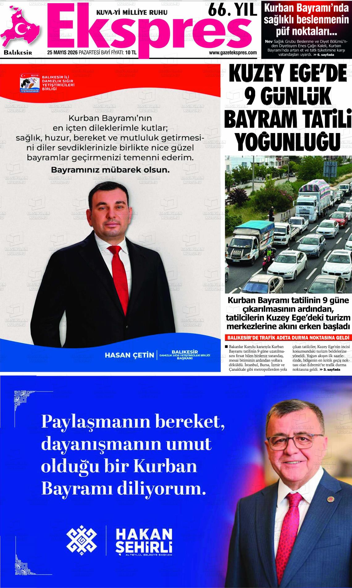 Balikesir Ekspres 25.05.2026