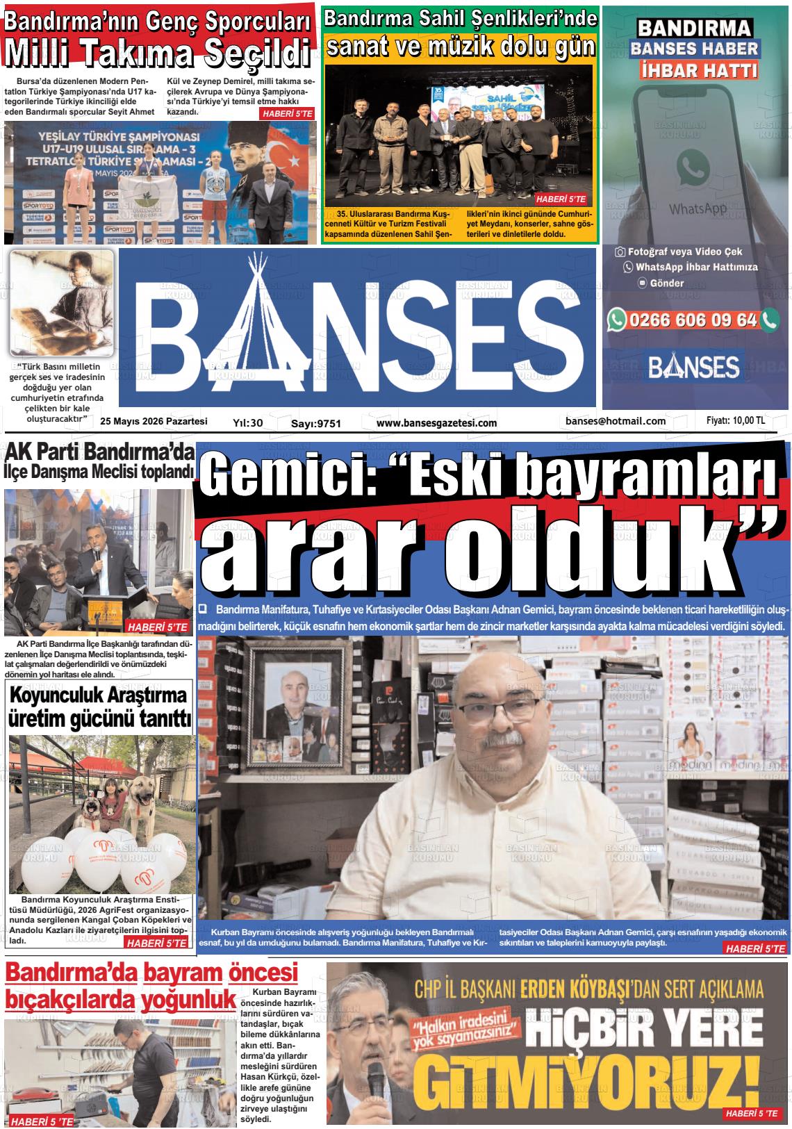Balikesir Banses 25.05.2026