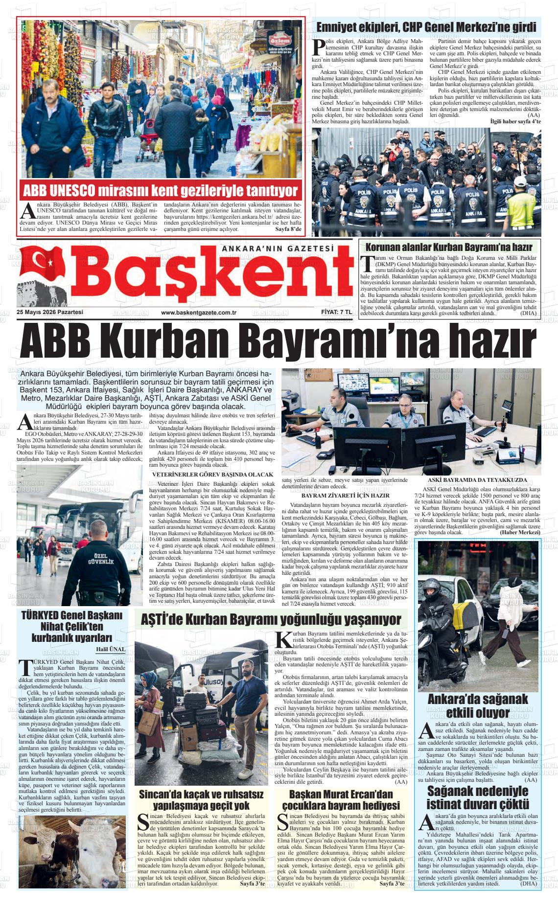 Ankara Baskent 25.05.2026